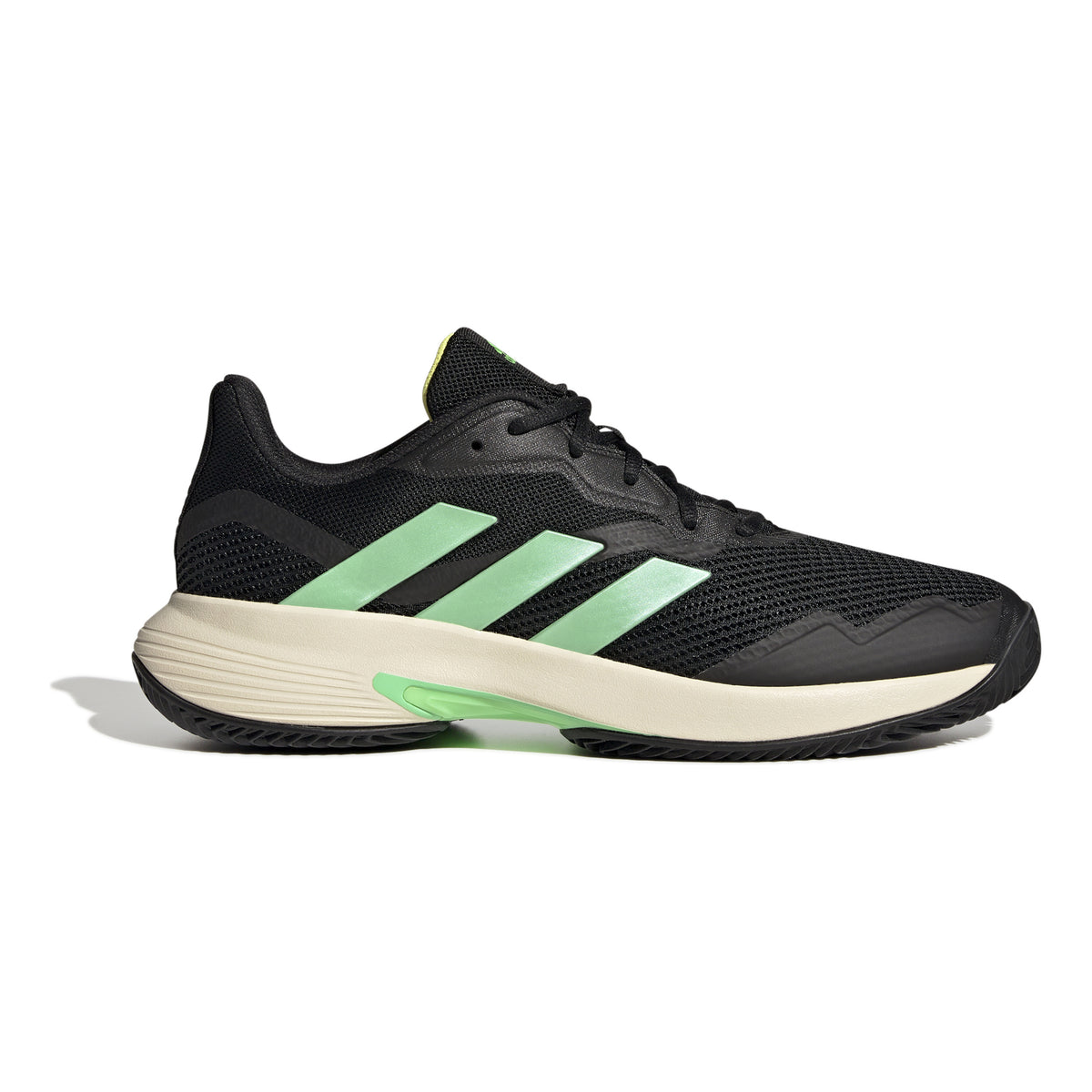 adidas CourtJam Control Zapatilla tierra batida Hombres - negro, verde neón