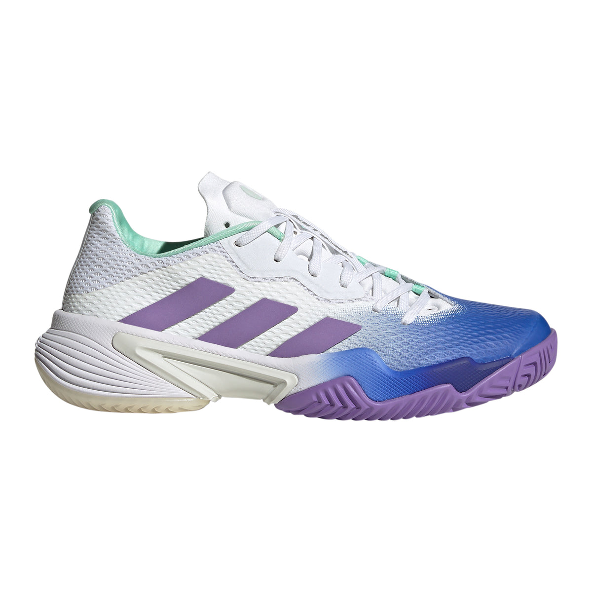 adidas Barricade Zapatilla todas las superficies Mujeres - blanco, azul