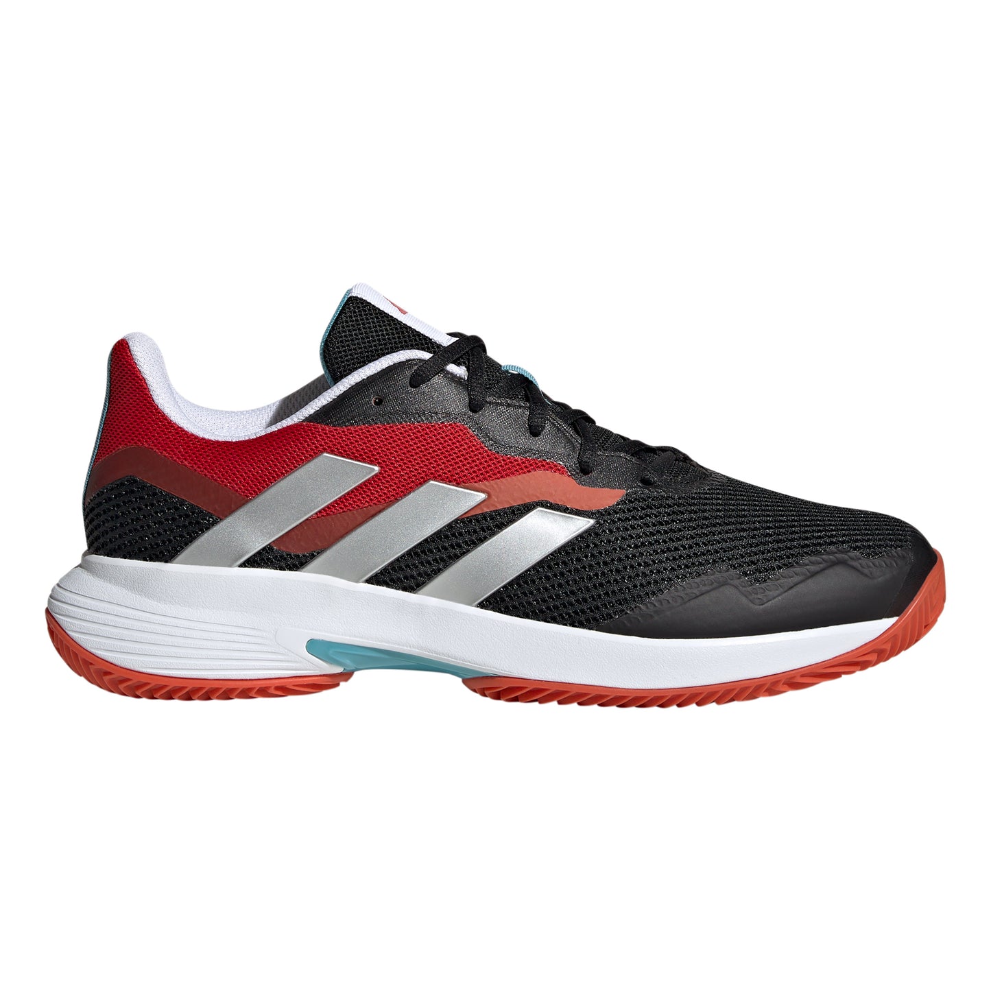 adidas CourtJam Control Zapatilla tierra batida Hombres - negro, rojo