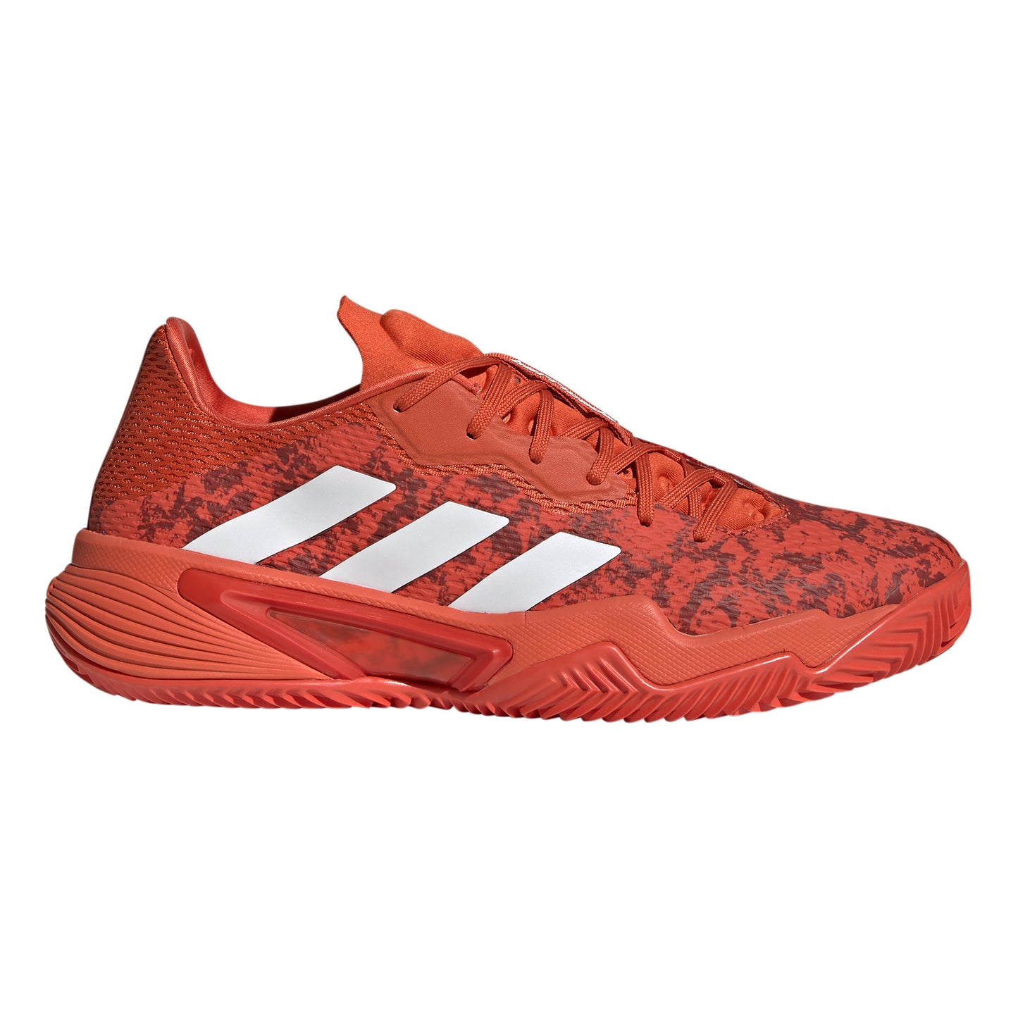 adidas Barricade Zapatilla tierra batida Hombres - naranja, blanco