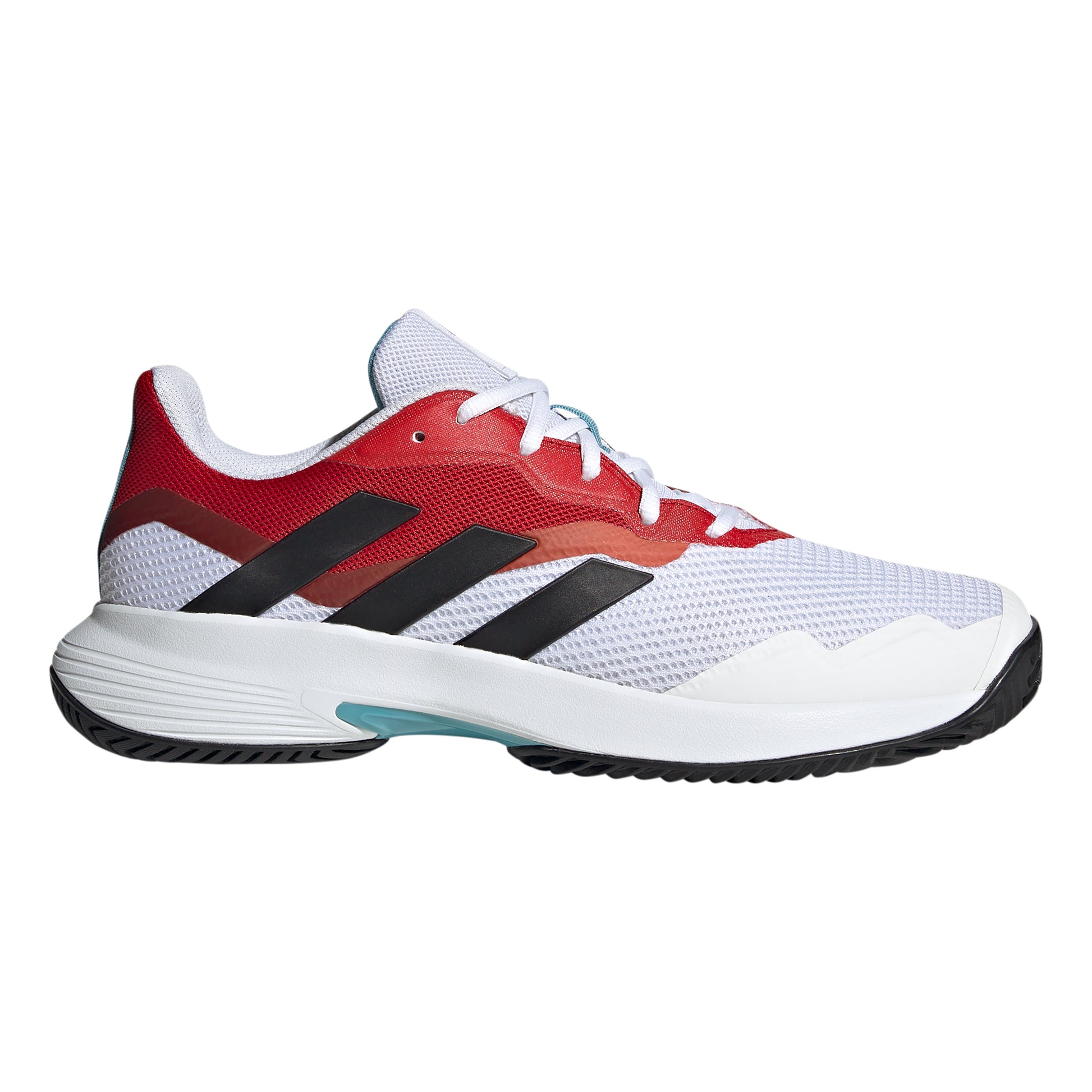 adidas CourtJam Control Zapatilla todas las superficies Hombres - blanco, rojo
