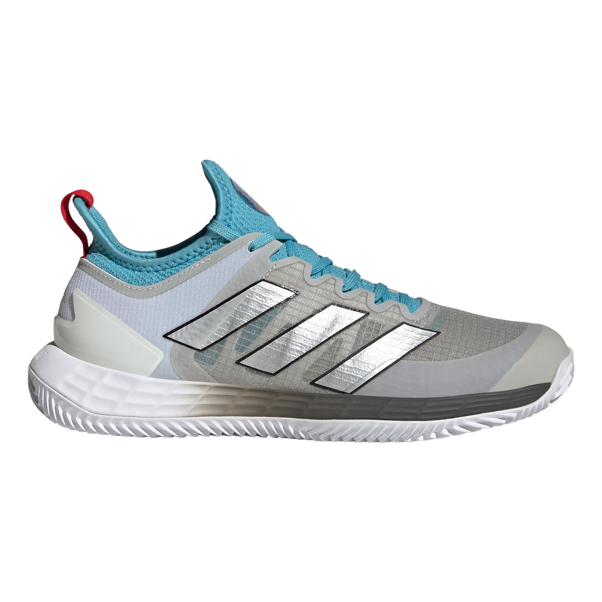 adidas Adizero Ubersonic 4 Zapatilla tierra batida Mujeres - gris, turquesa