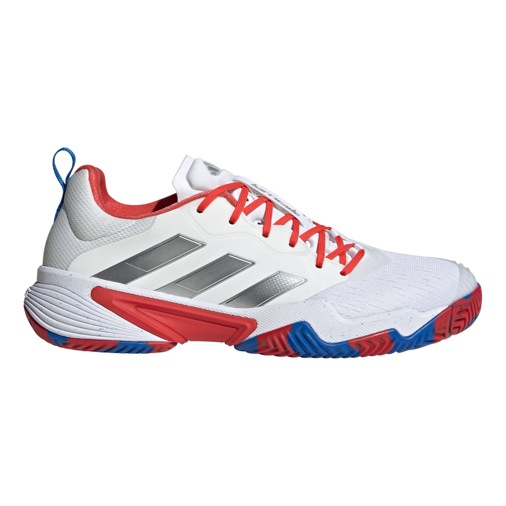 adidas Barricade Zapatilla todas las superficies Hombres - blanco, rojo