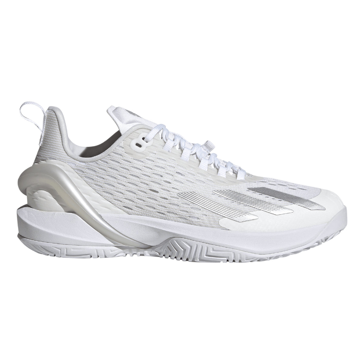 adidas Adizero Cybersonic Zapatilla todas las superficies Mujeres - blanco, plateado