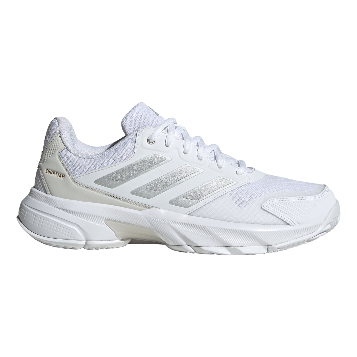 adidas CourtJam Control 3 Zapatilla todas las superficies Mujeres - blanco, plateado