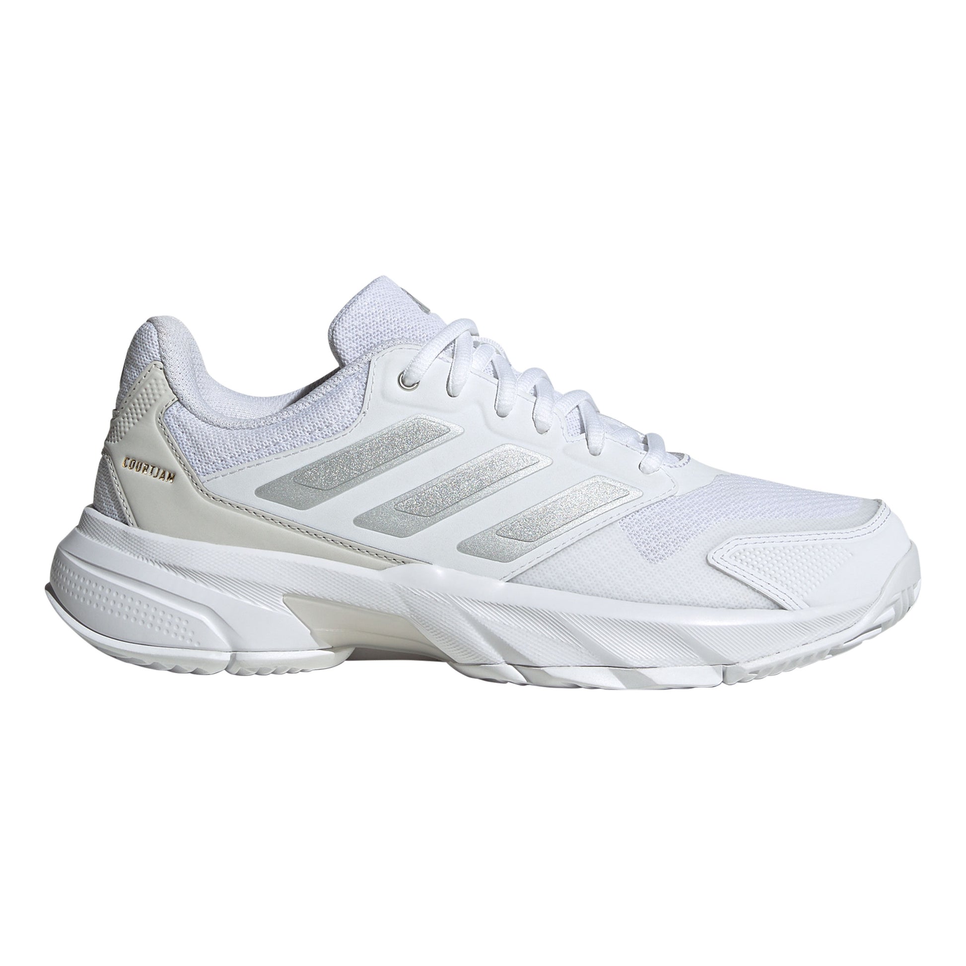 adidas CourtJam Control 3 Zapatilla todas las superficies Mujeres - blanco, plateado