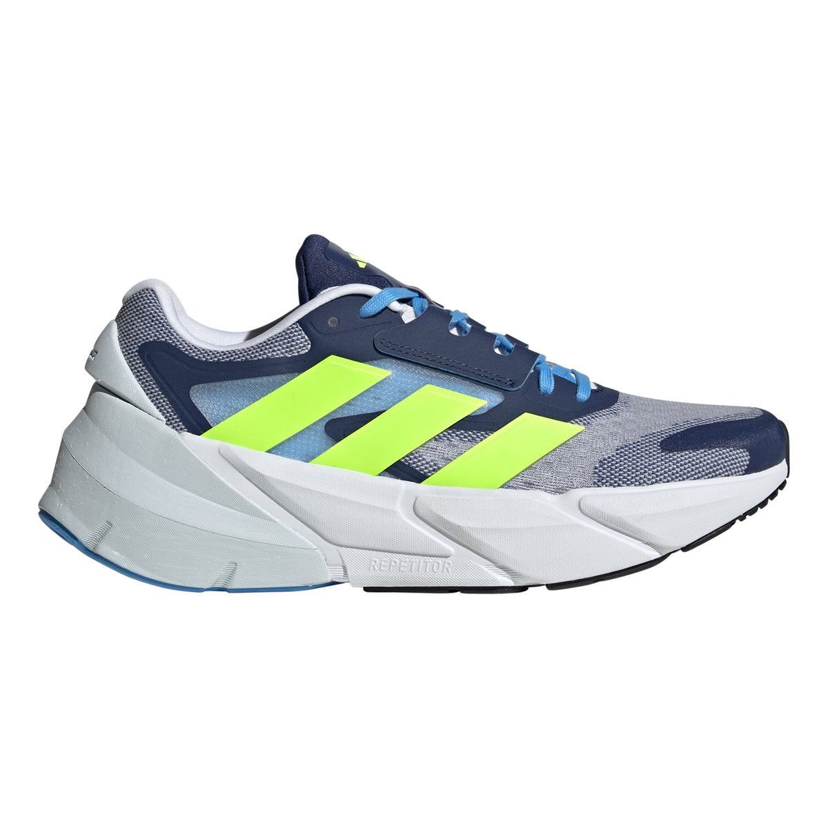 adidas Adistar 2 Zapatilla neutral Hombres - azul oscuro, verde neón