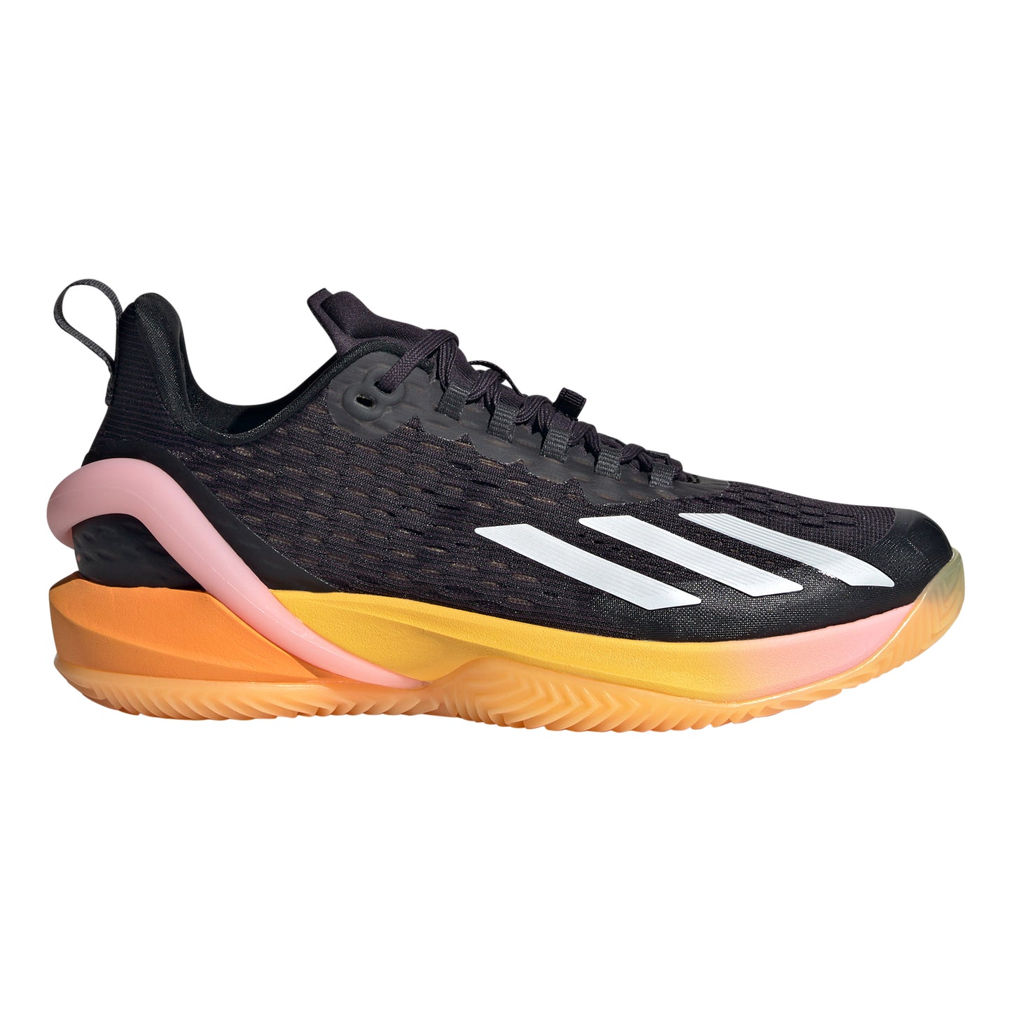 adidas adizero Cybersonic Zapatilla tierra batida Mujeres - negro, naranja
