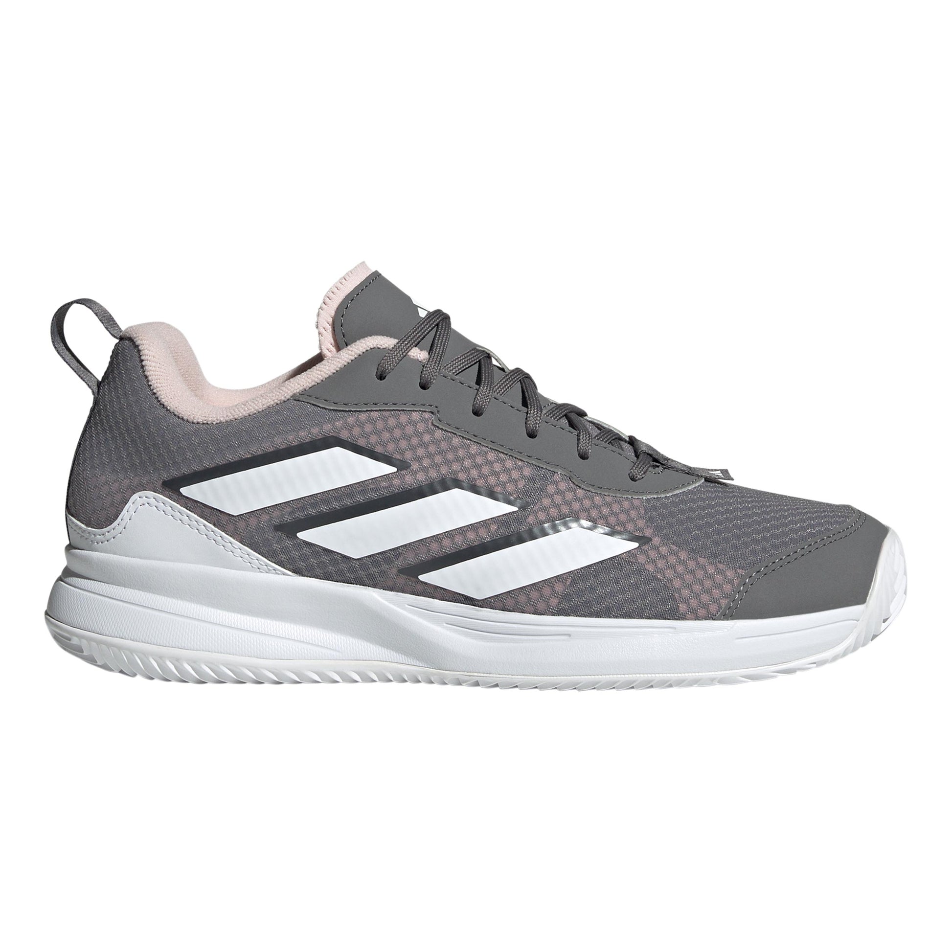 adidas Avaflash Zapatilla tierra batida Mujeres - gris, rosa