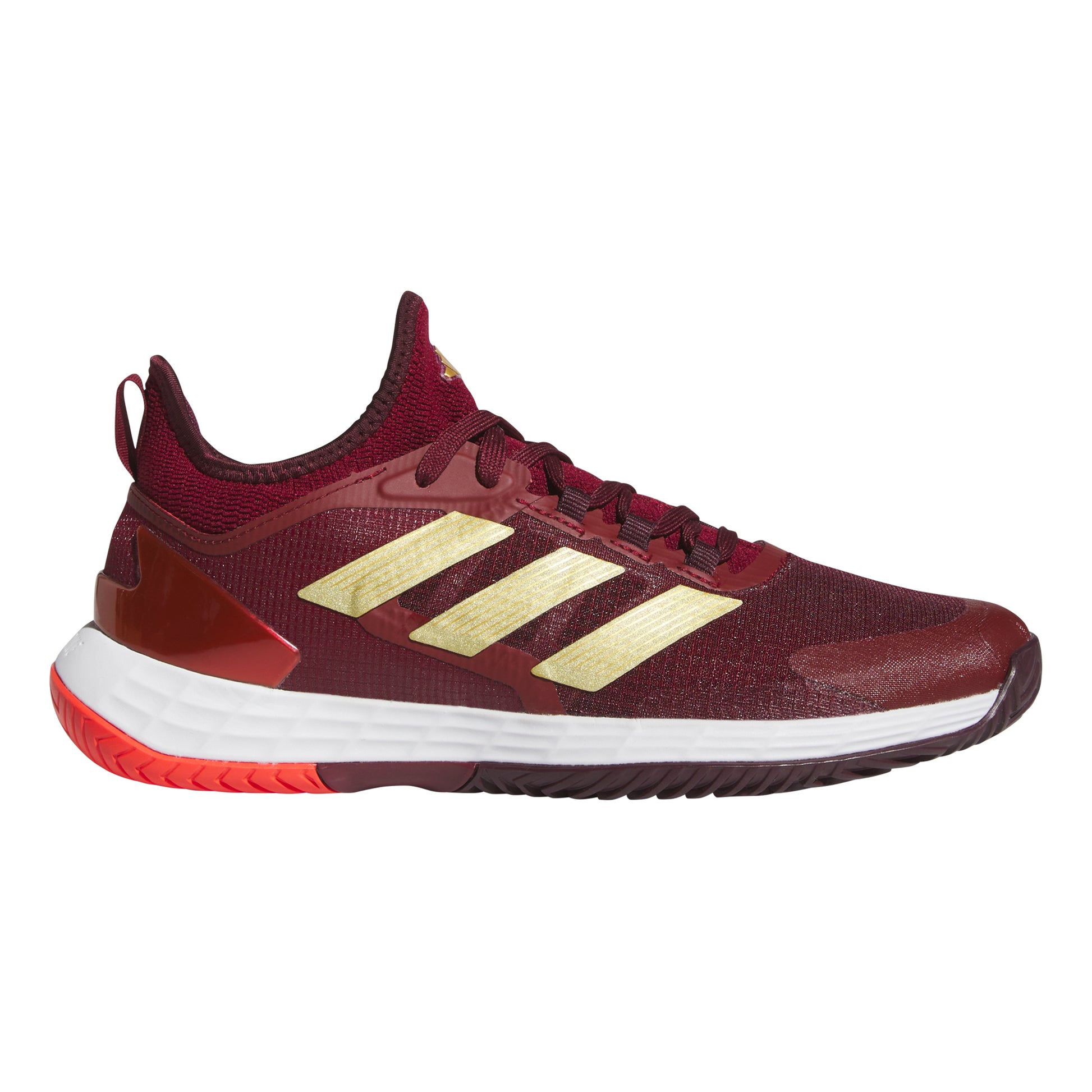 adidas adizero Ubersonic 4.1 Zapatilla todas las superficies Hombres - rojo oscuro, dorado