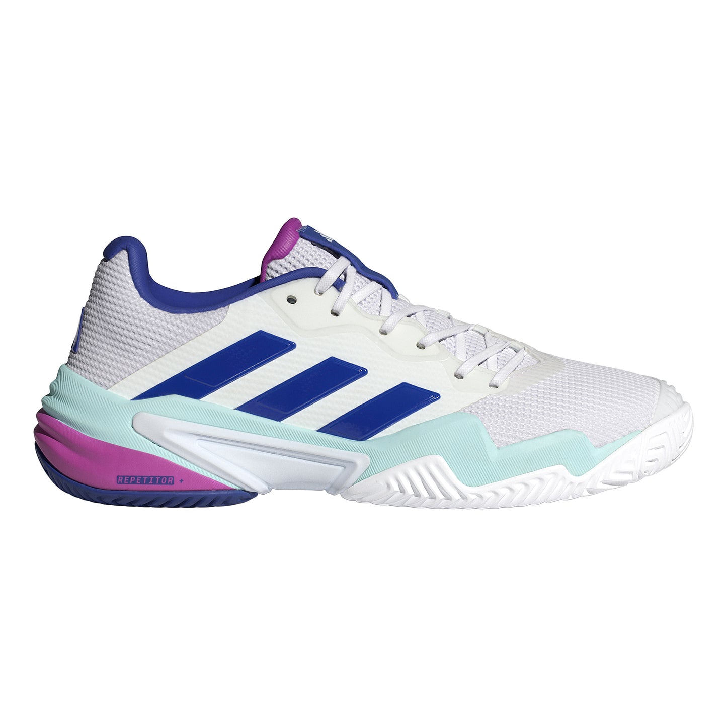 adidas Barricade Zapatilla todas las superficies Hombres - blanco, azul