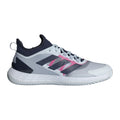 adizero Ubersonic 4.1 Zapatilla tierra batida Hombres - gris claro, azul oscuro