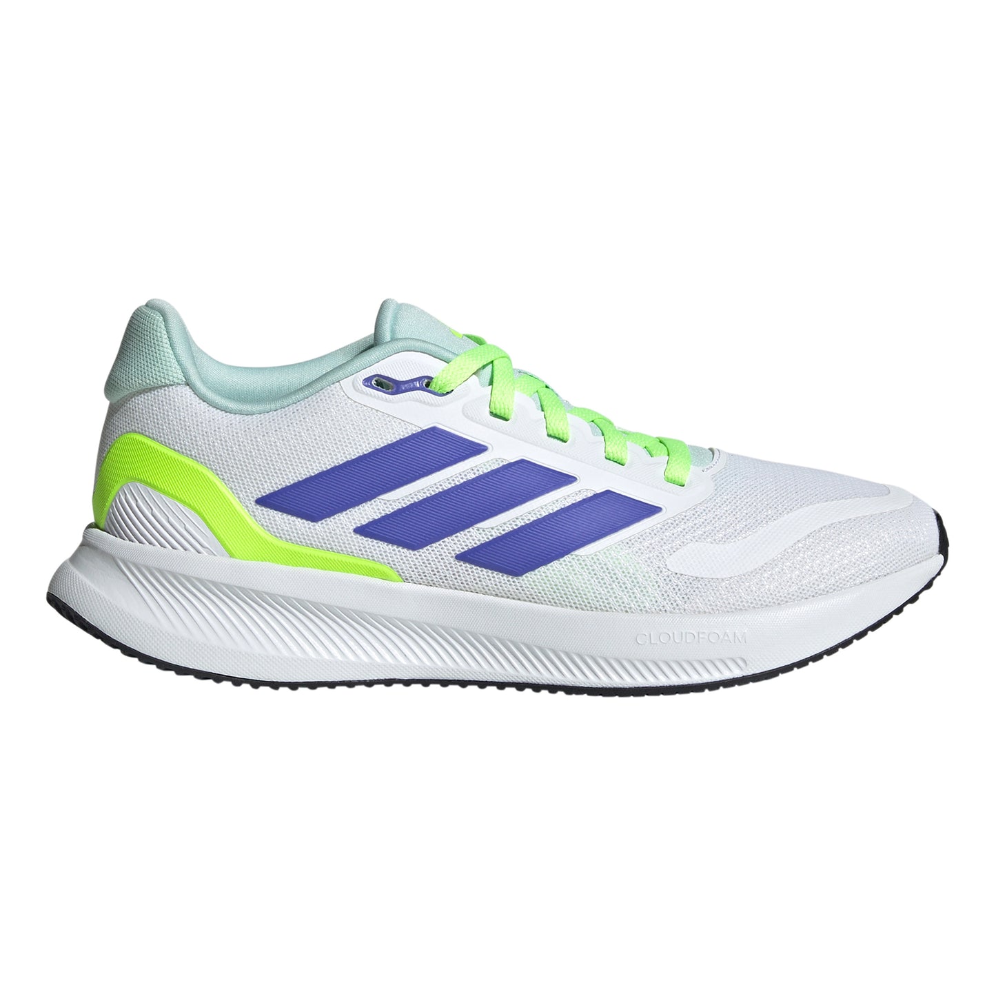 adidas Runfalcon 5 Zapatilla neutral Niños - blanco, amarillo neón