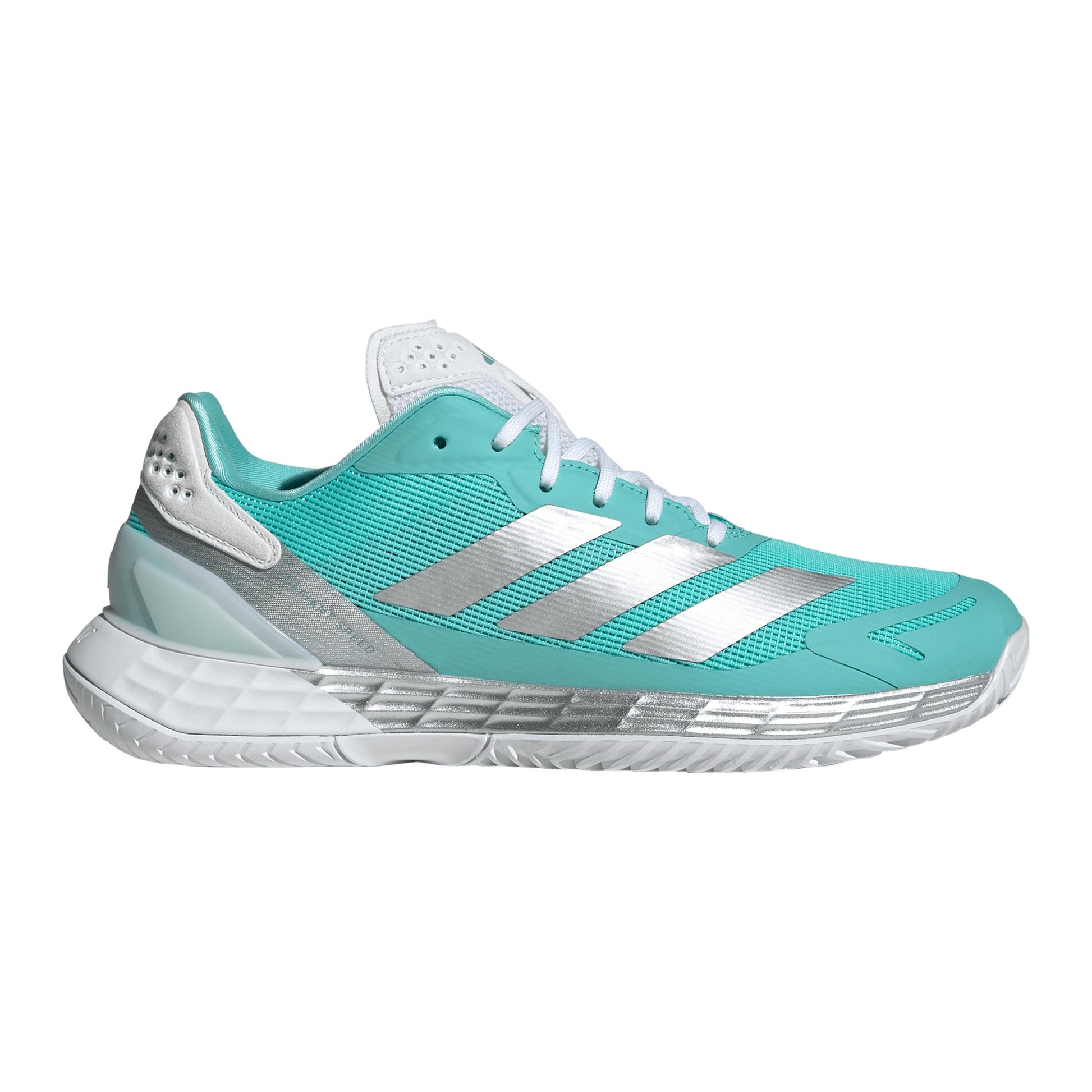 adidas Defiant Speed 2 Zapatilla todas las superficies Mujeres - turquesa, plateado