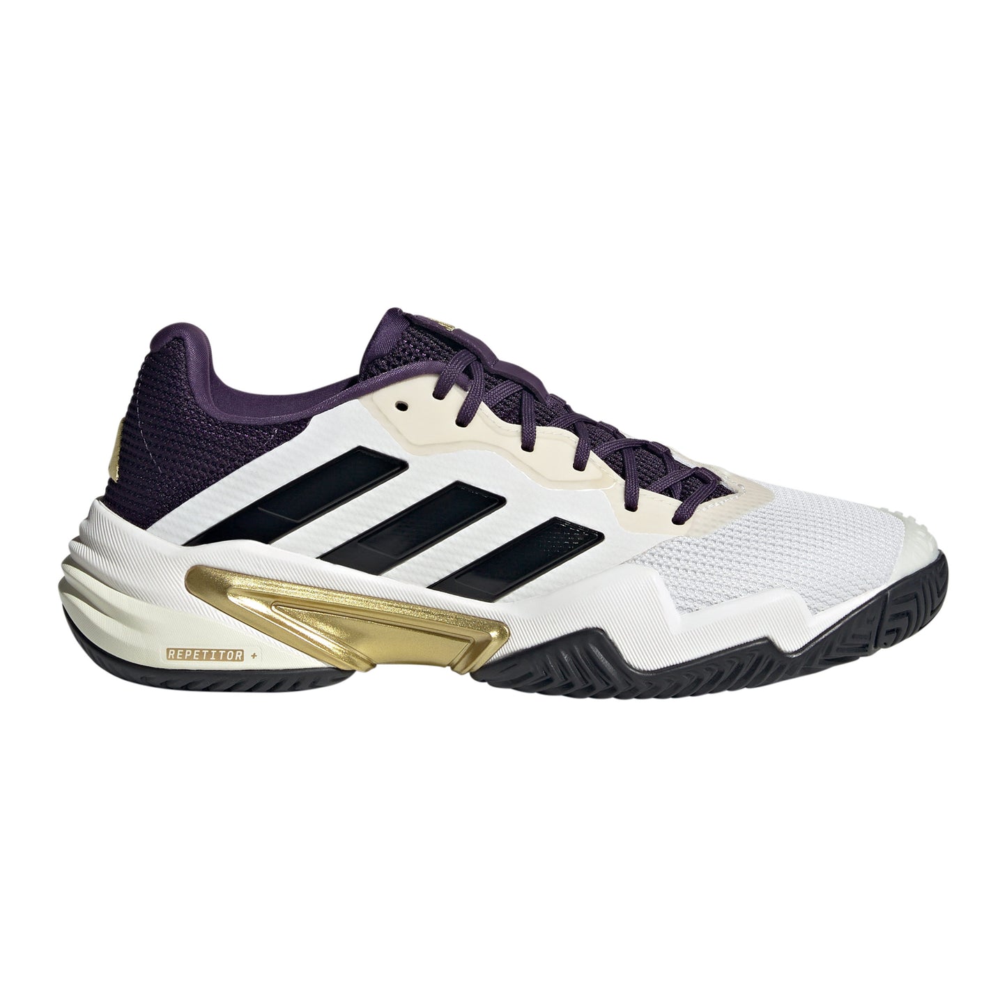 adidas Barricade Zapatilla todas las superficies Hombres - blanco, lila