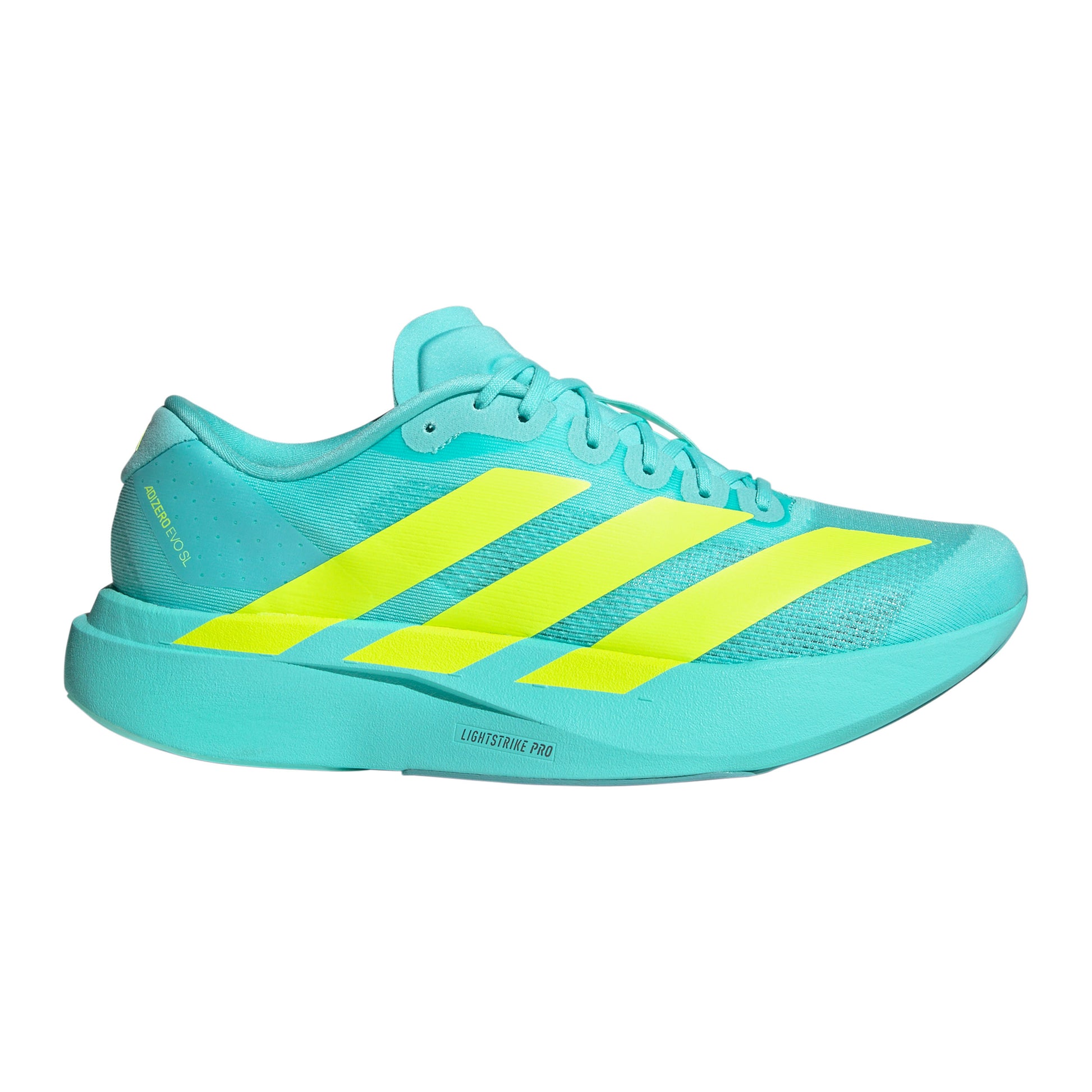 adidas adizero Evo SL Zapatilla de competición Hombres - menta, amarillo neón