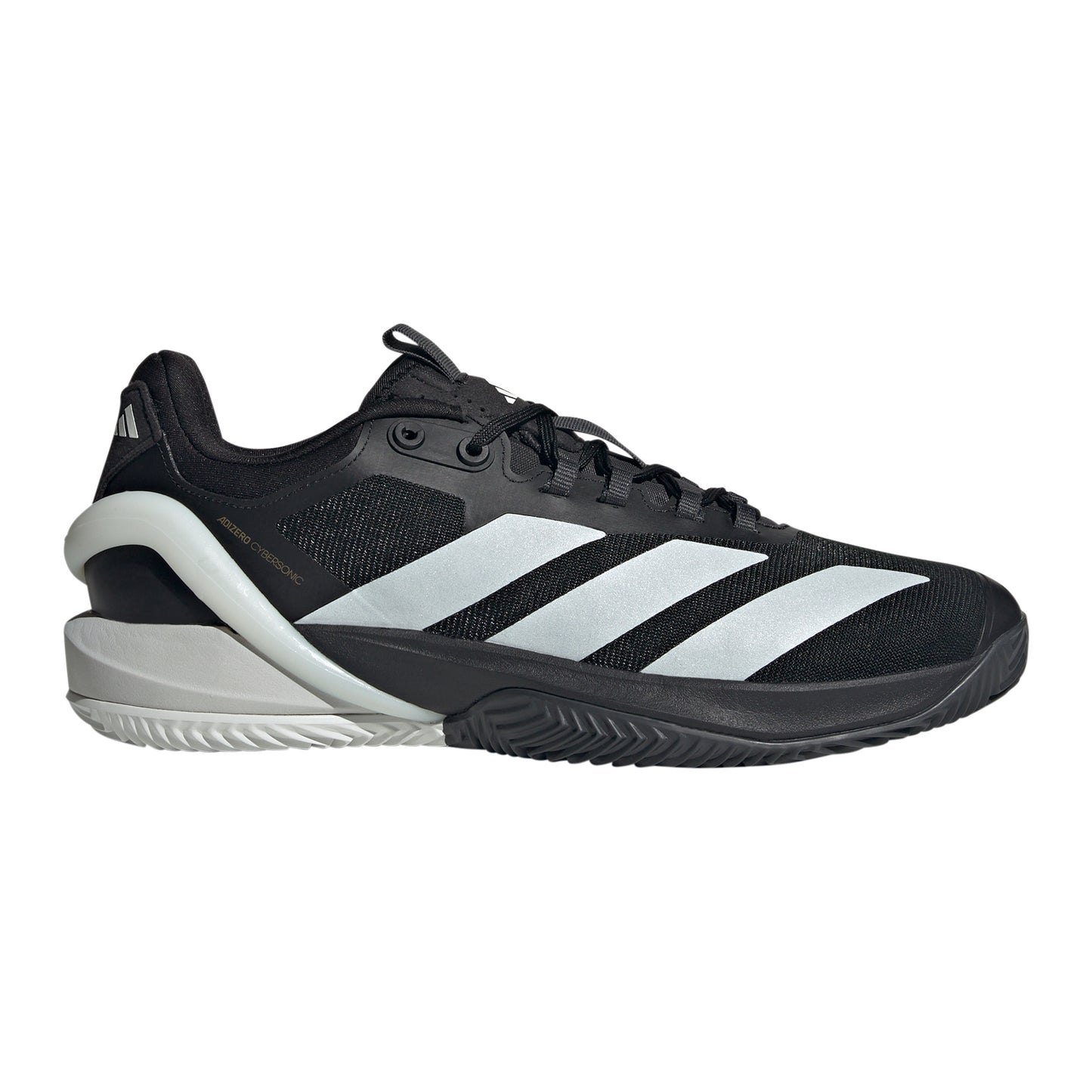 adidas Adizero Cybersonic Zapatilla tierra batida Hombres - negro, plateado