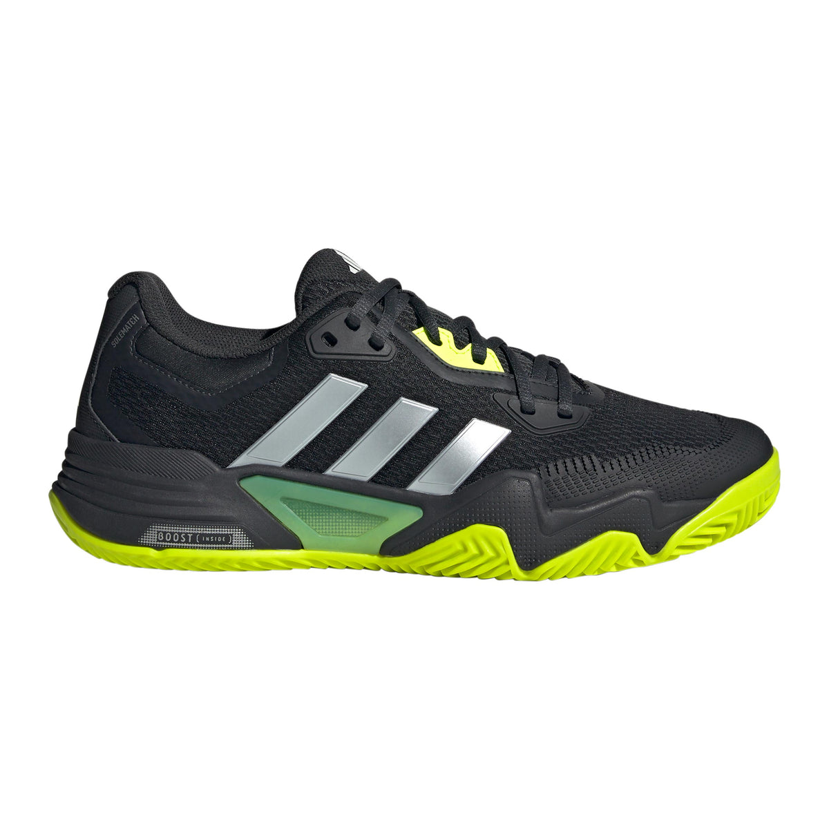 adidas Solematch Control 2 Zapatilla tierra batida Hombres - negro, lima
