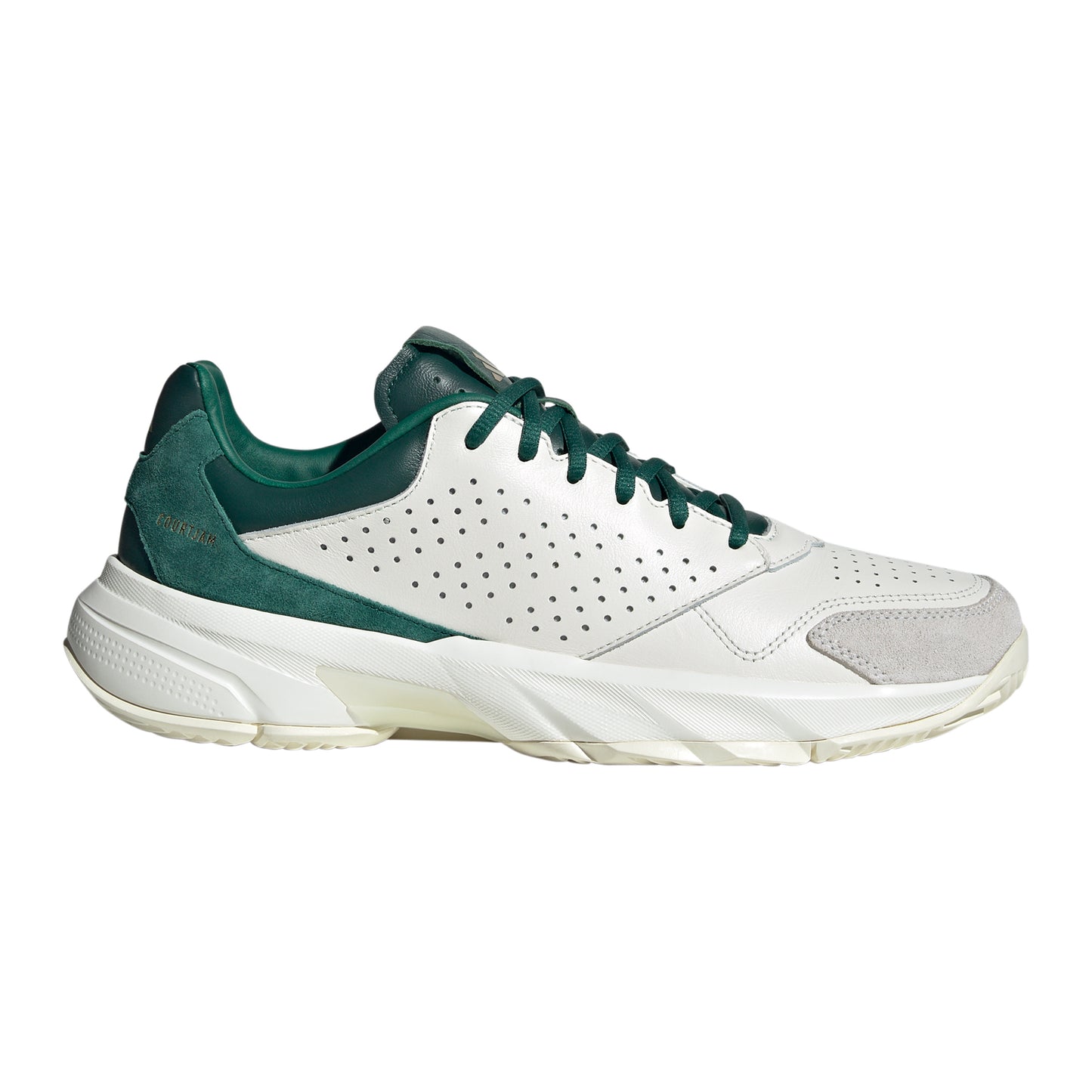 adidas CourtJam Control 3 Zapatilla todas las superficies Hombres - blanco, verde oscuro