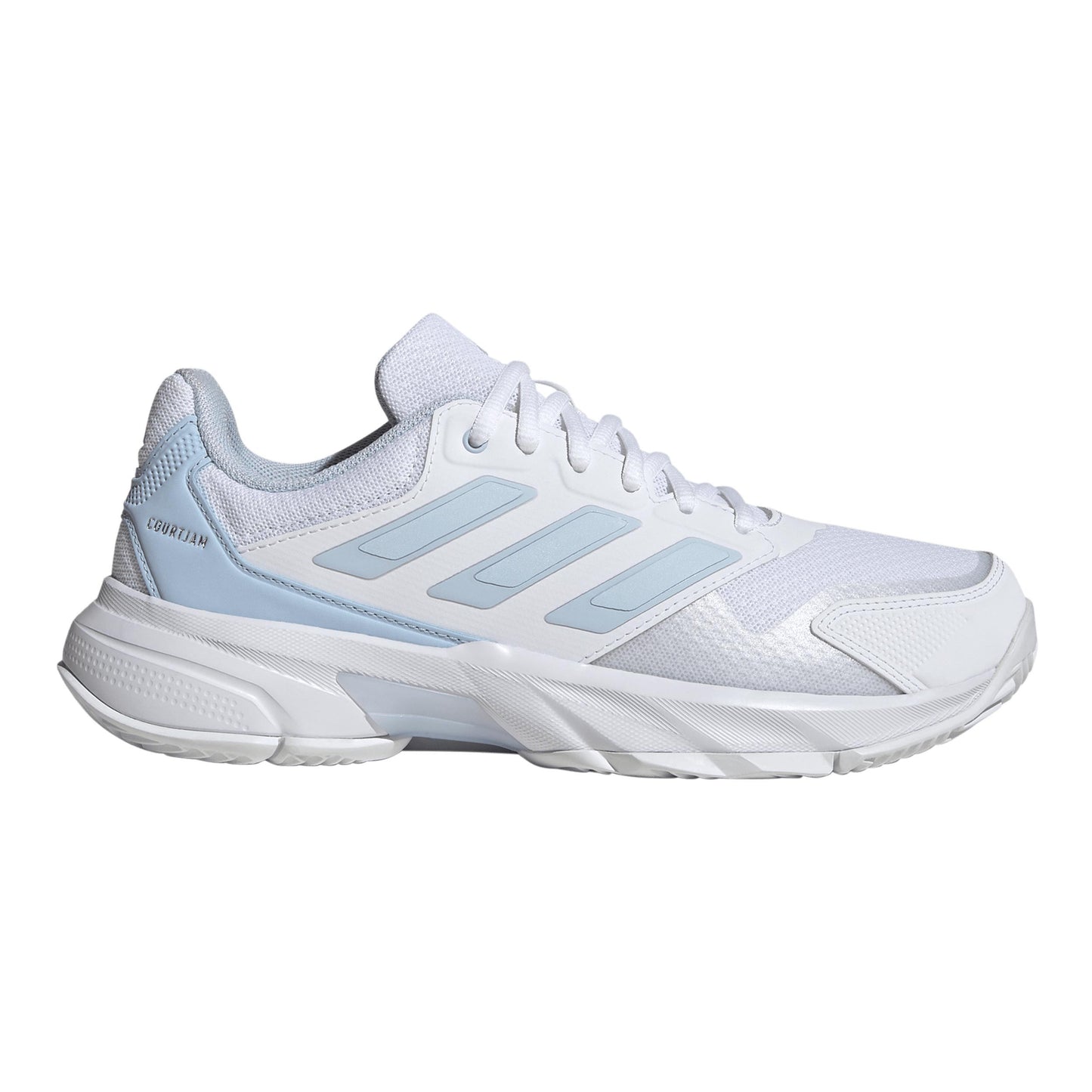 adidas CourtJam Control 3 Zapatilla todas las superficies Mujeres - blanco, azul claro