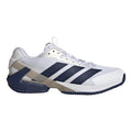 adizero Ubersonic 5 Zapatilla tierra batida Hombres - blanco, azul oscuro