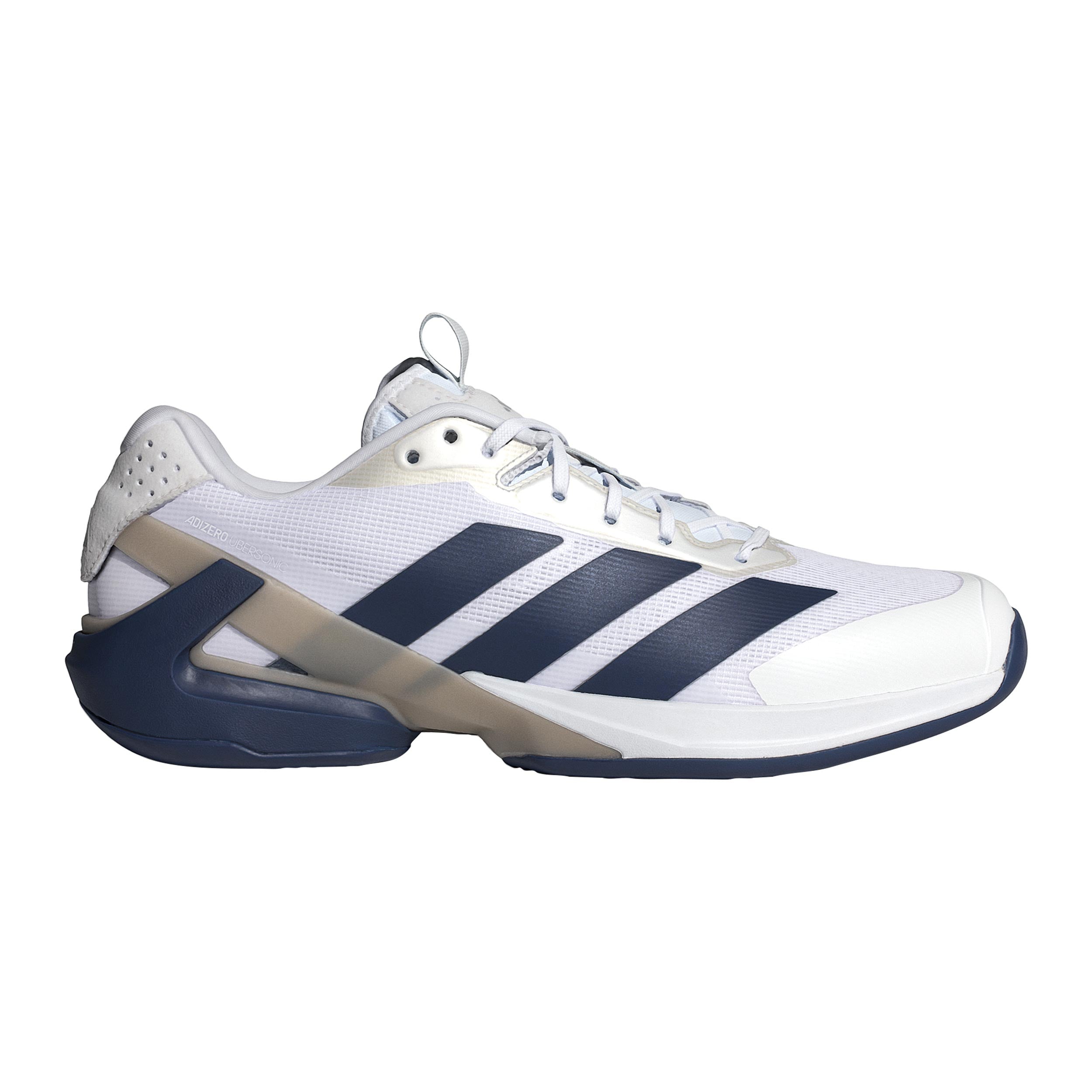 adidas adizero Ubersonic 5  Zapatilla todas las superficies Hombres - blanco, azul oscuro