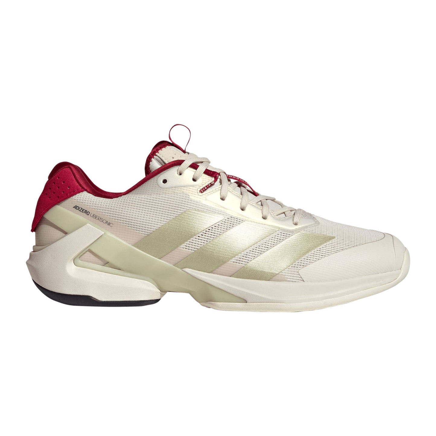 adidas adizero Ubersonic 5  Zapatilla todas las superficies Hombres - blanco, rojo oscuro