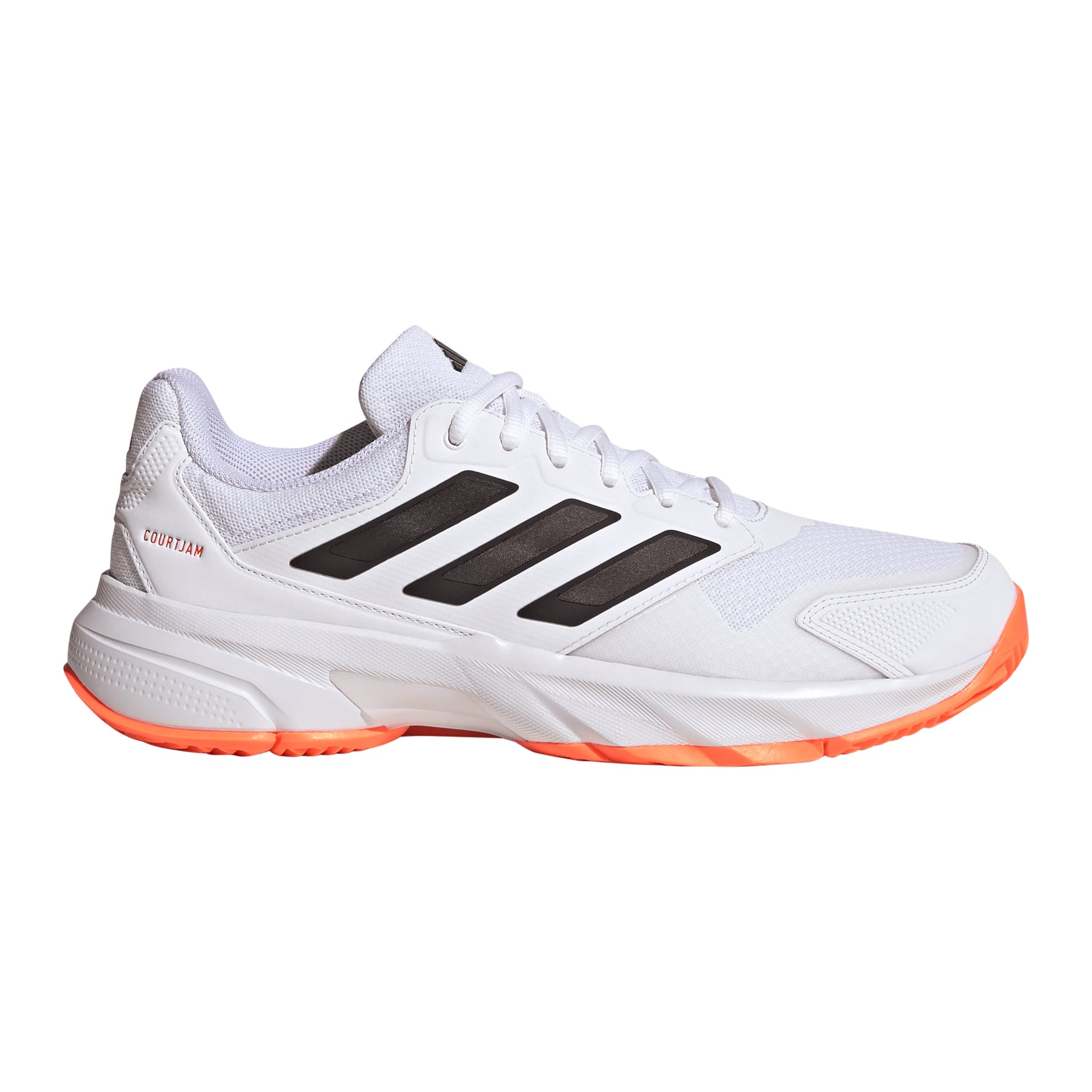 adidas CourtJam Control 3 Zapatilla todas las superficies Hombres - blanco, naranja