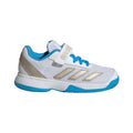 Courtflash CF Zapatilla tierra batida Niños-blanco, plateado