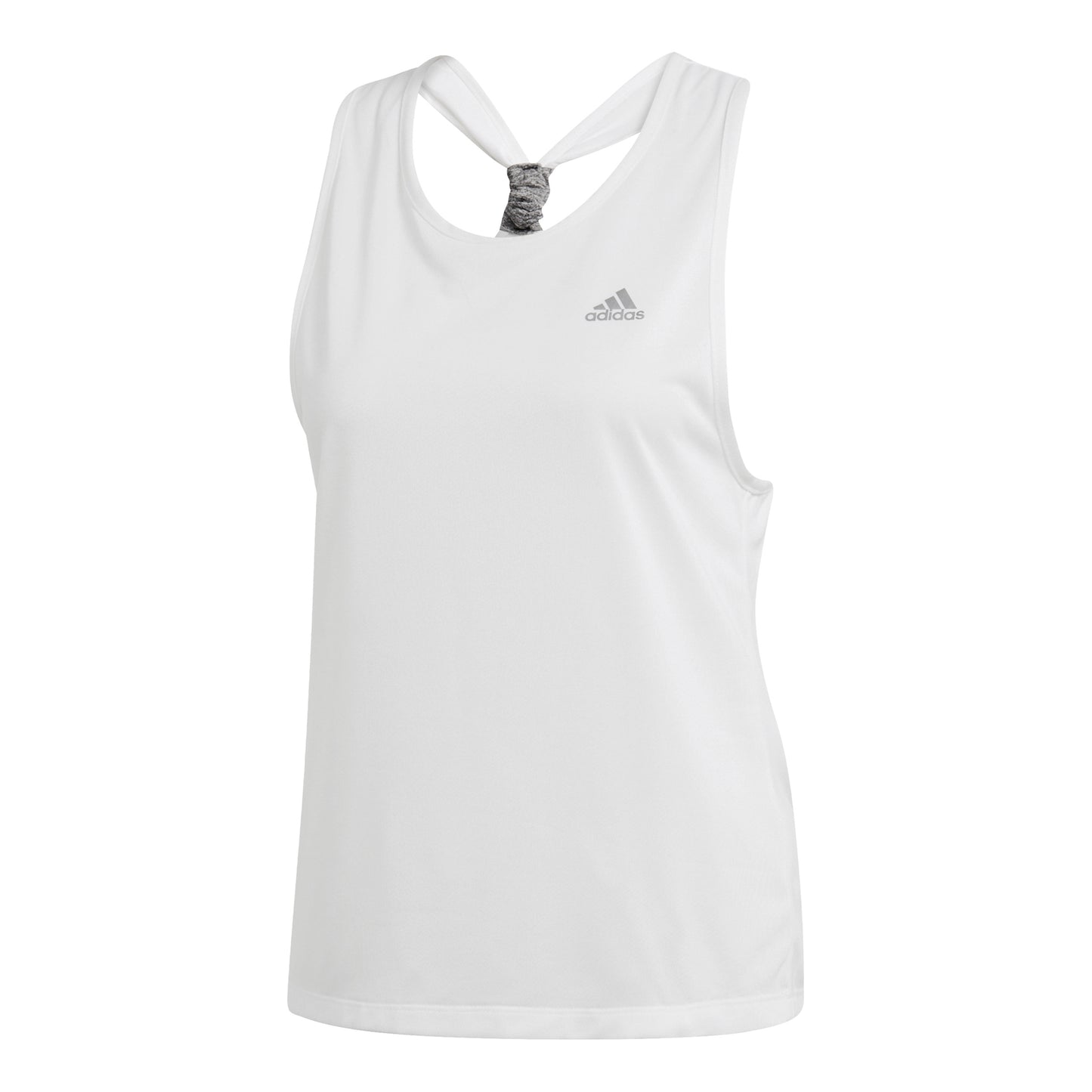 adidas Tie Camiseta de tirantes Mujeres - blanco, plateado