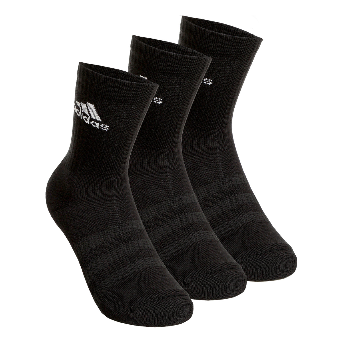 adidas Cush Crew Calcetines de deporte Pack de 3 Unisex - negro, blanco