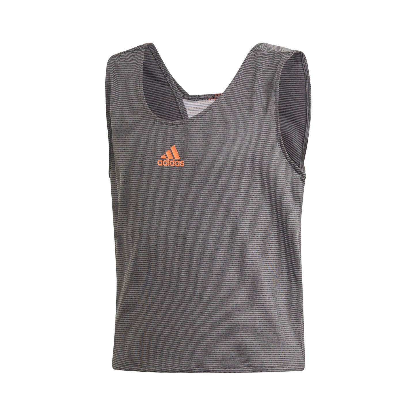 adidas Camo Camiseta de tirantes Chicas - gris oscuro, naranja