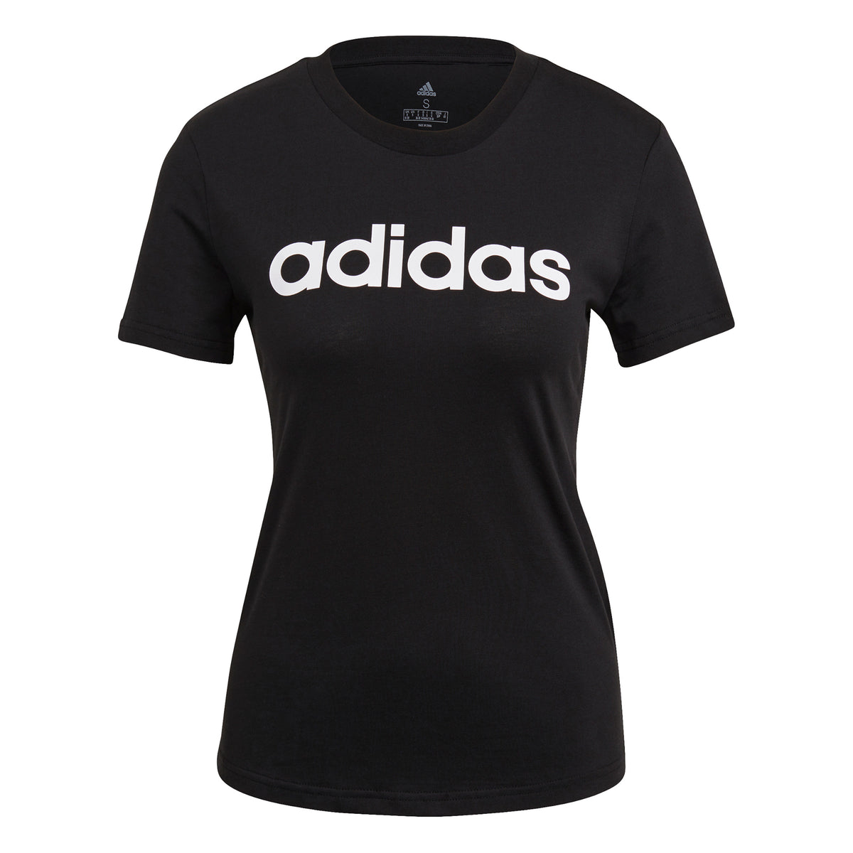 adidas Linear Camiseta de manga corta Mujeres - negro,