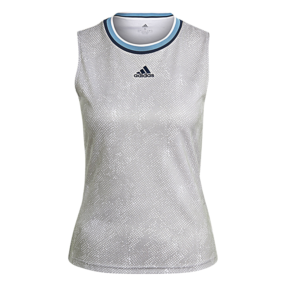 adidas Primeblue Match Camiseta de tirantes Mujeres - gris claro, azul