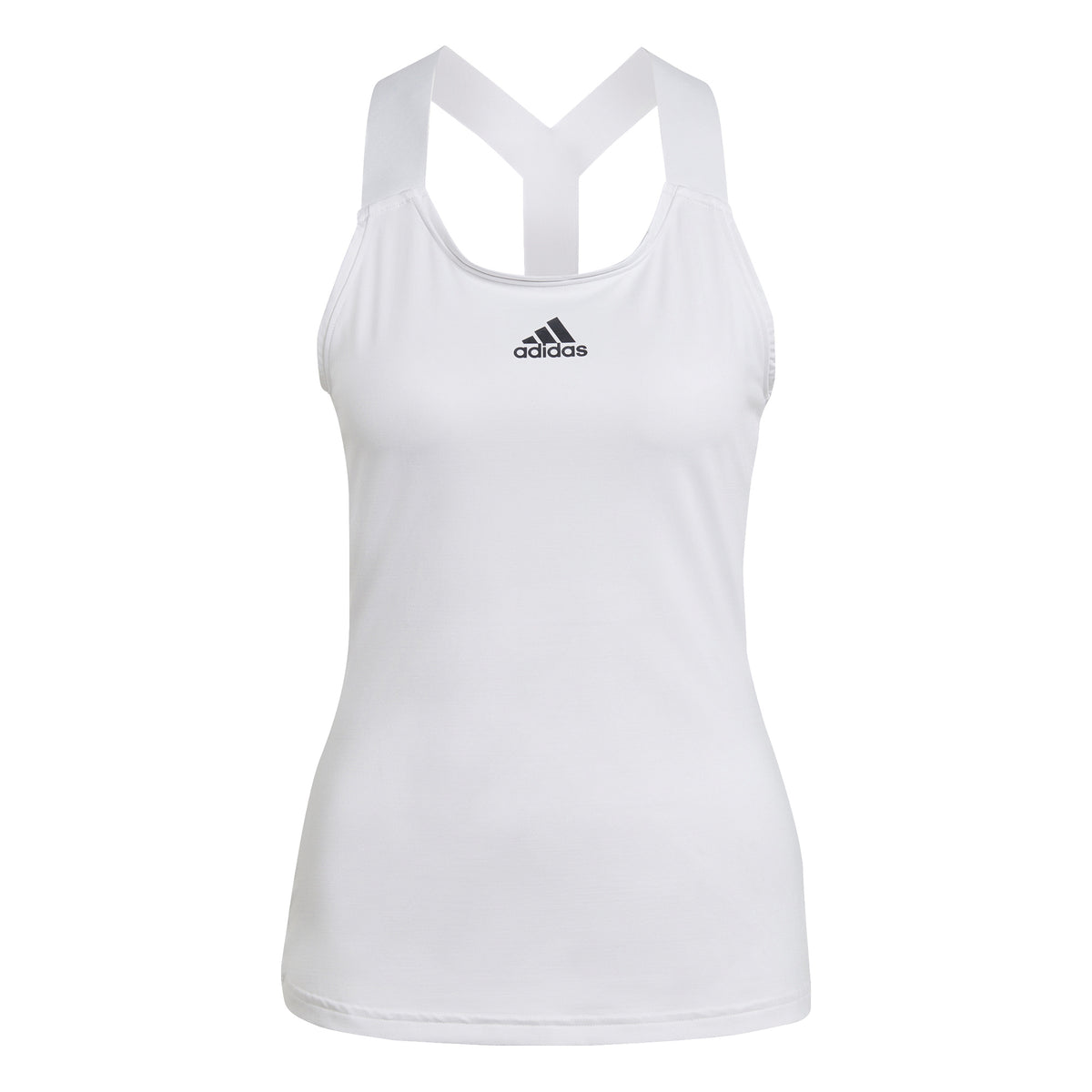 adidas Y- Camiseta de tirantes Mujeres - blanco, negro