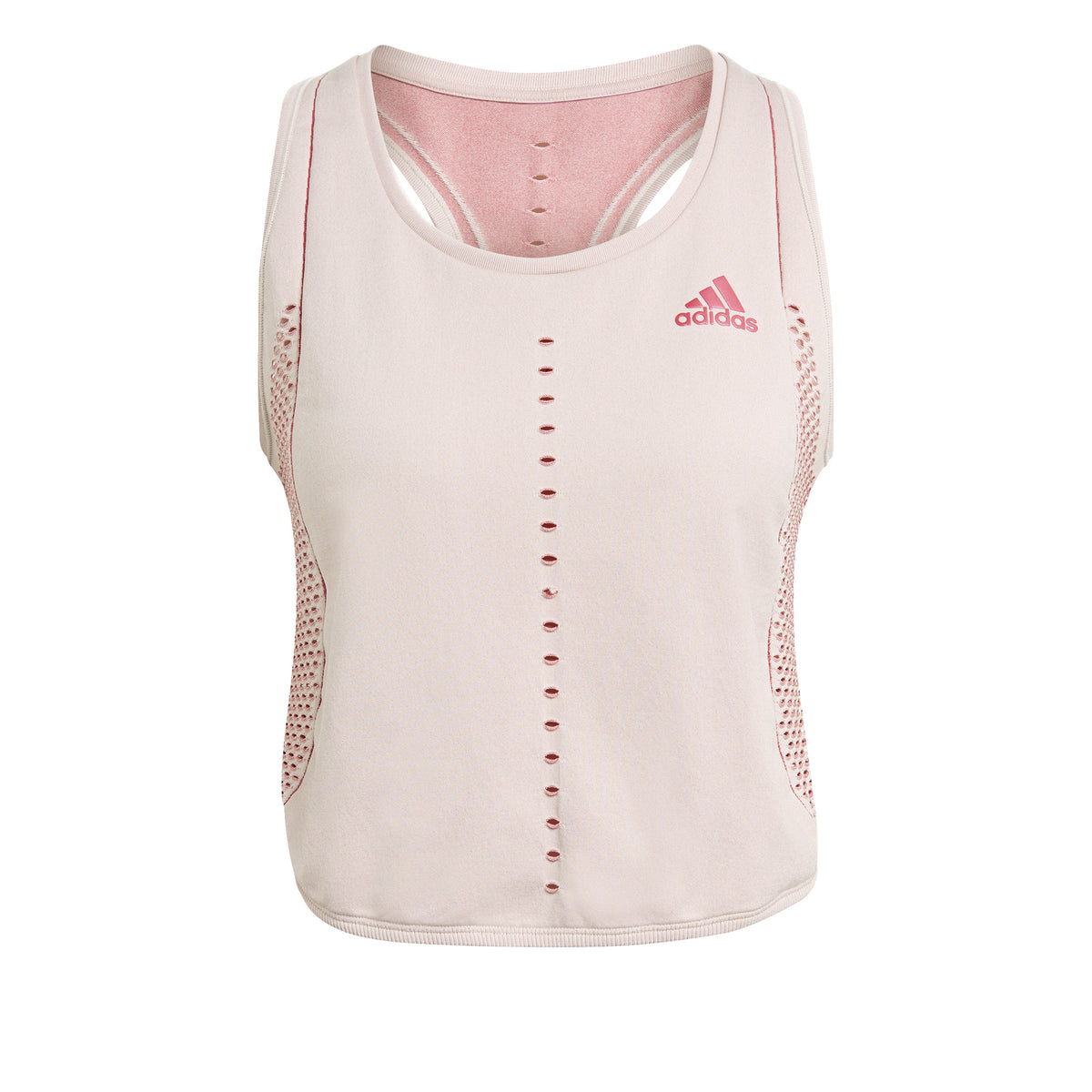 adidas Primeblue PK Camiseta de tirantes Mujeres - crema, rosa