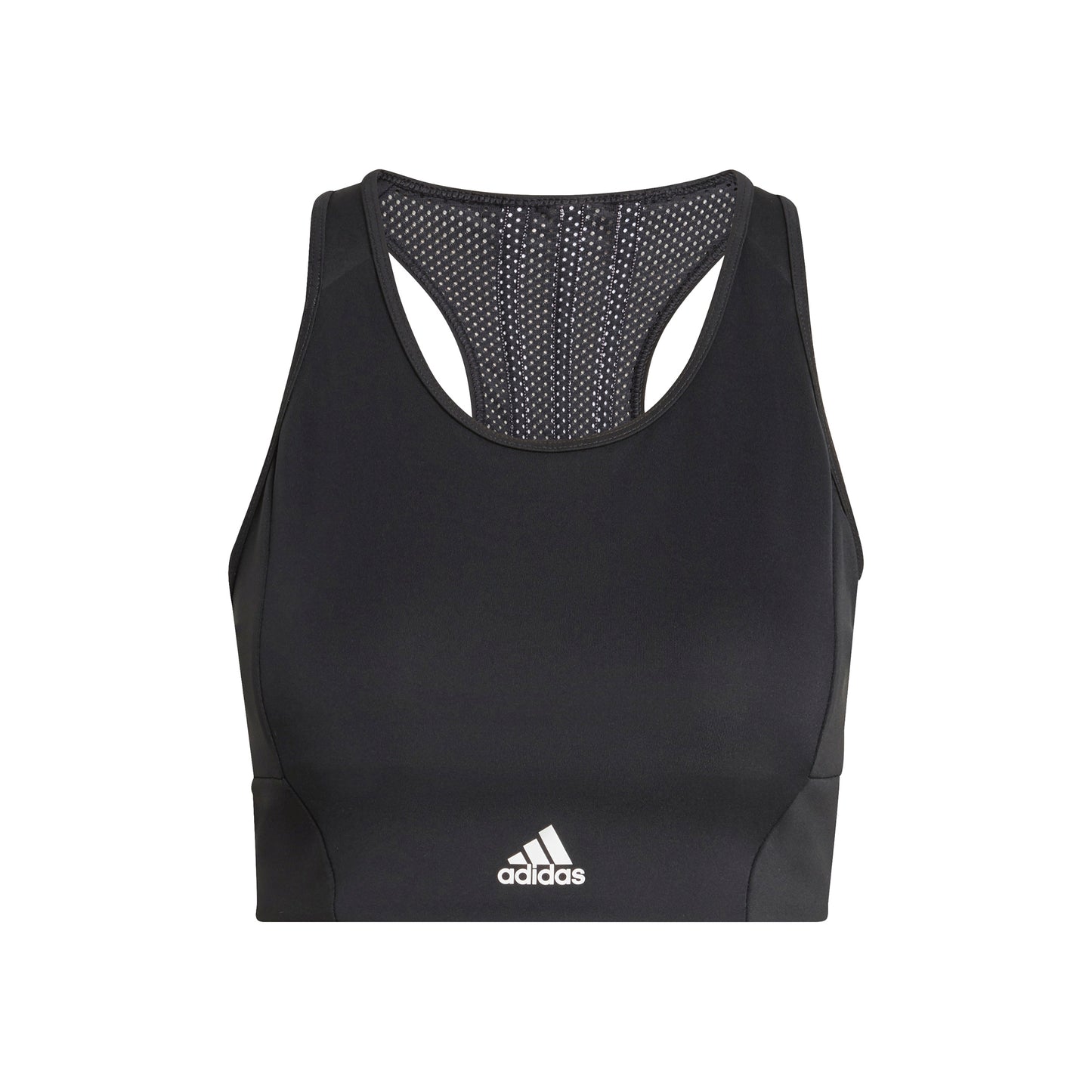 adidas 3Stripes Sujetador deportivo Mujeres - negro, blanco
