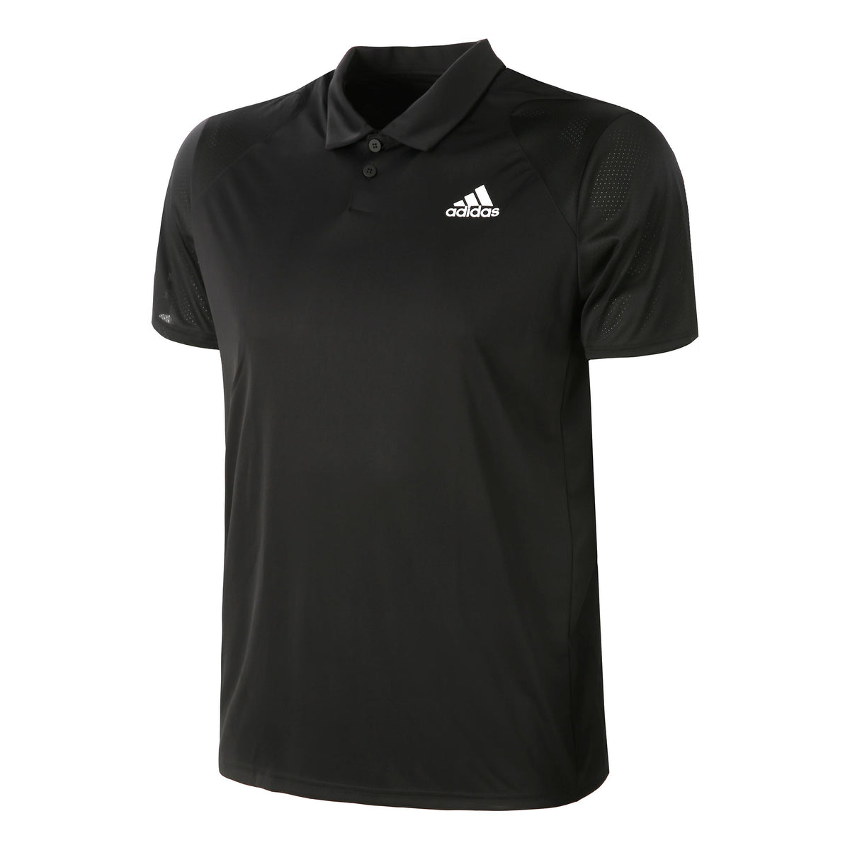 adidas Club 3 Stripes Polo Hombres - negro, blanco