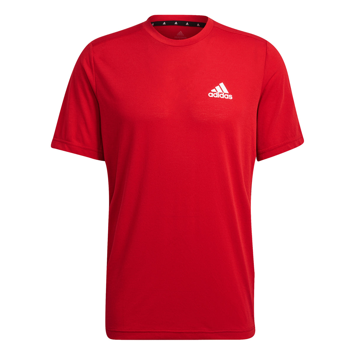 adidas AEROREADY Designed 2 Move Feelready Sport Camiseta de manga corta Hombres - rojo, blanco