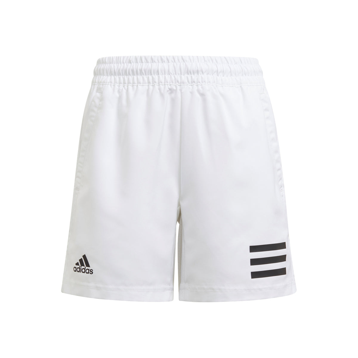 adidas Club 3 Stripes Shorts Chicos - blanco, negro