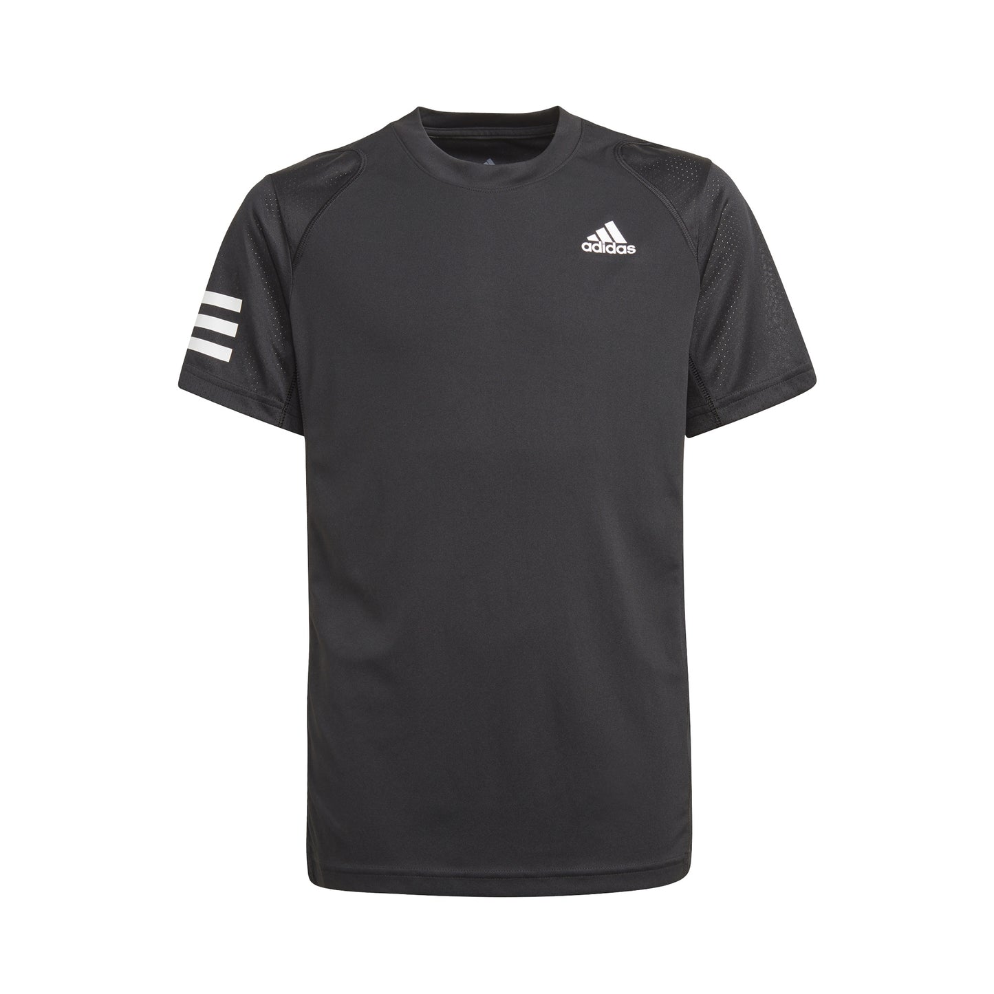 adidas Club 3 Stripes Camiseta de manga corta Chicos - negro, blanco