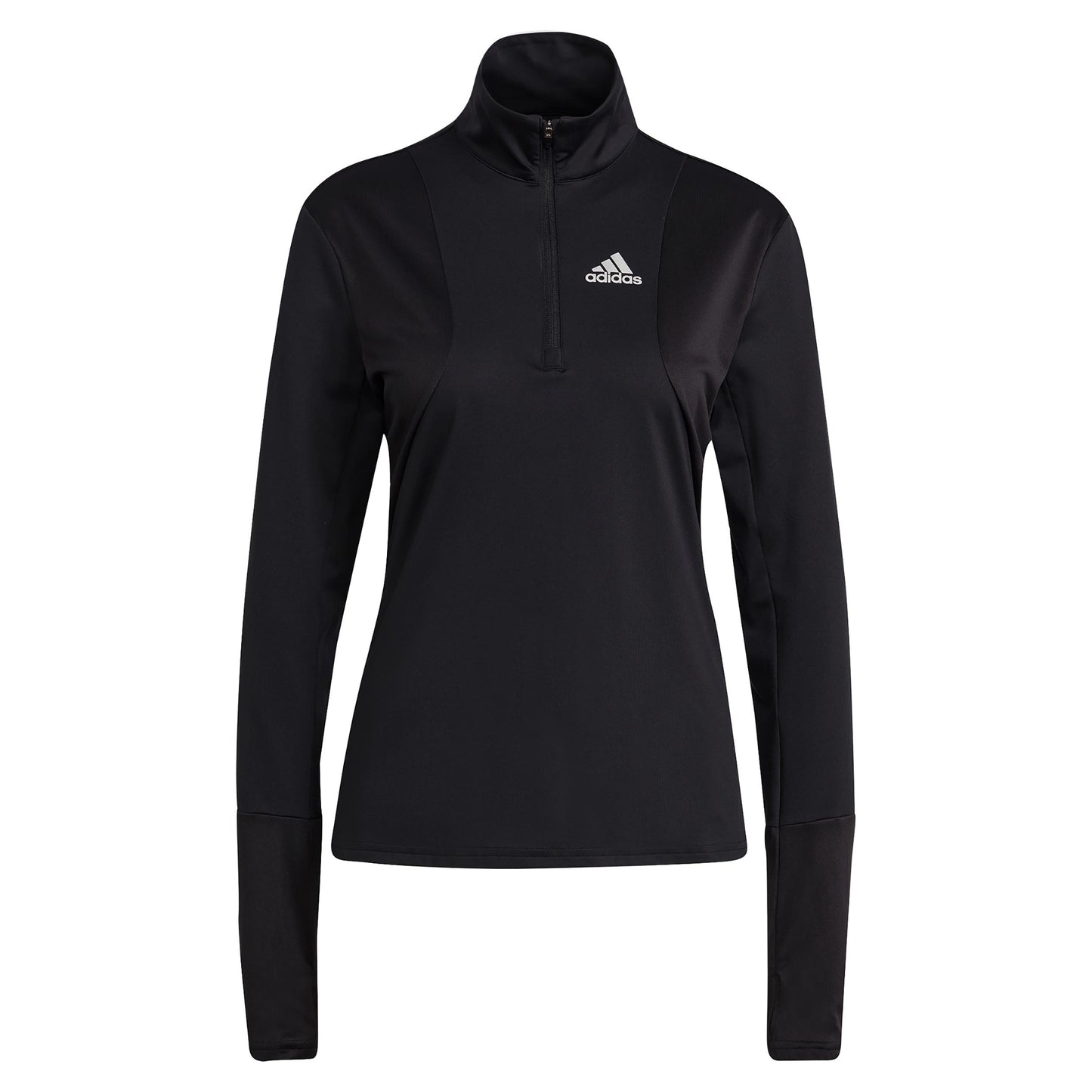 adidas Own The Run Half-Zip Camiseta de manga larga Mujeres - negro, blanco