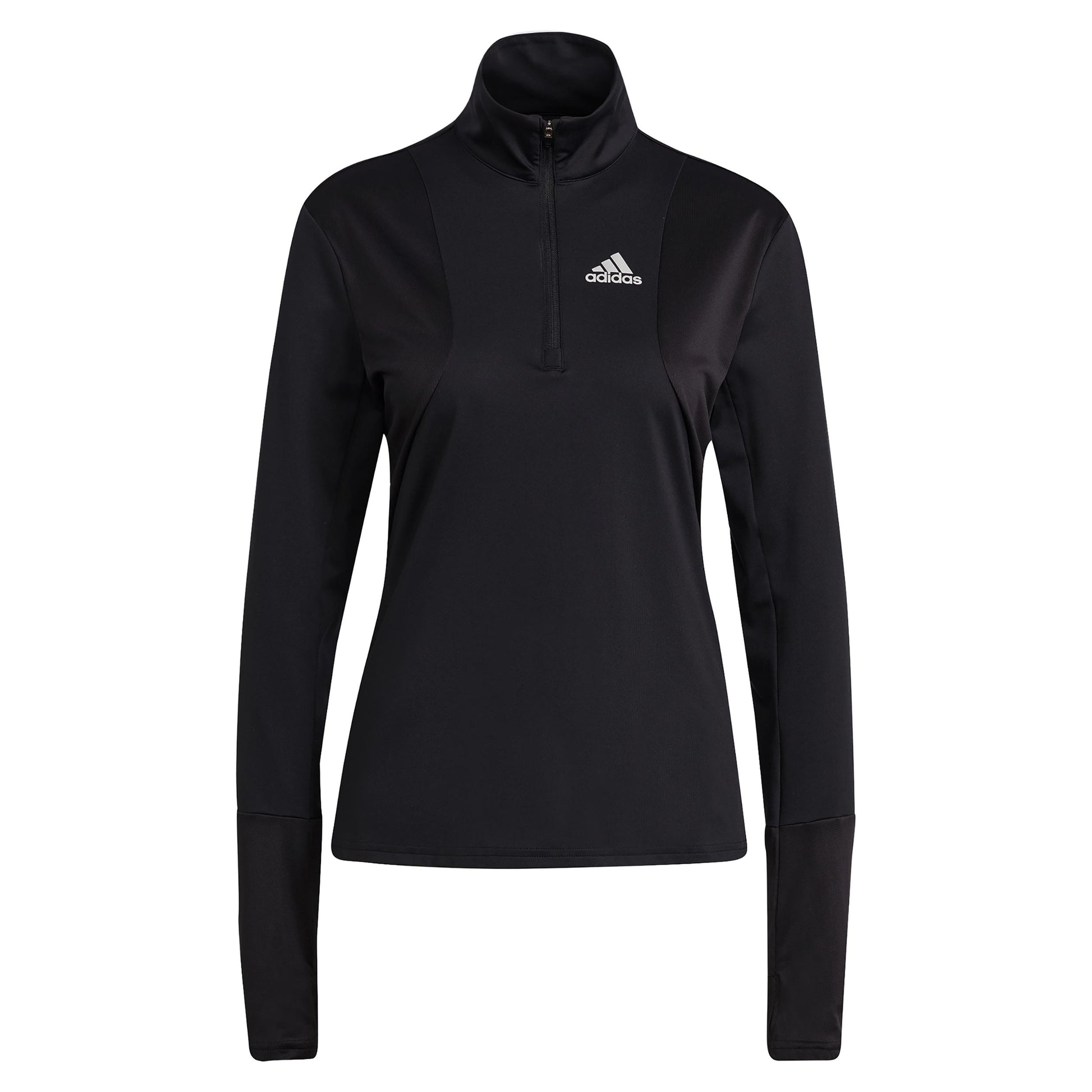 adidas Own The Run Half-Zip Camiseta de manga larga Mujeres - negro, blanco
