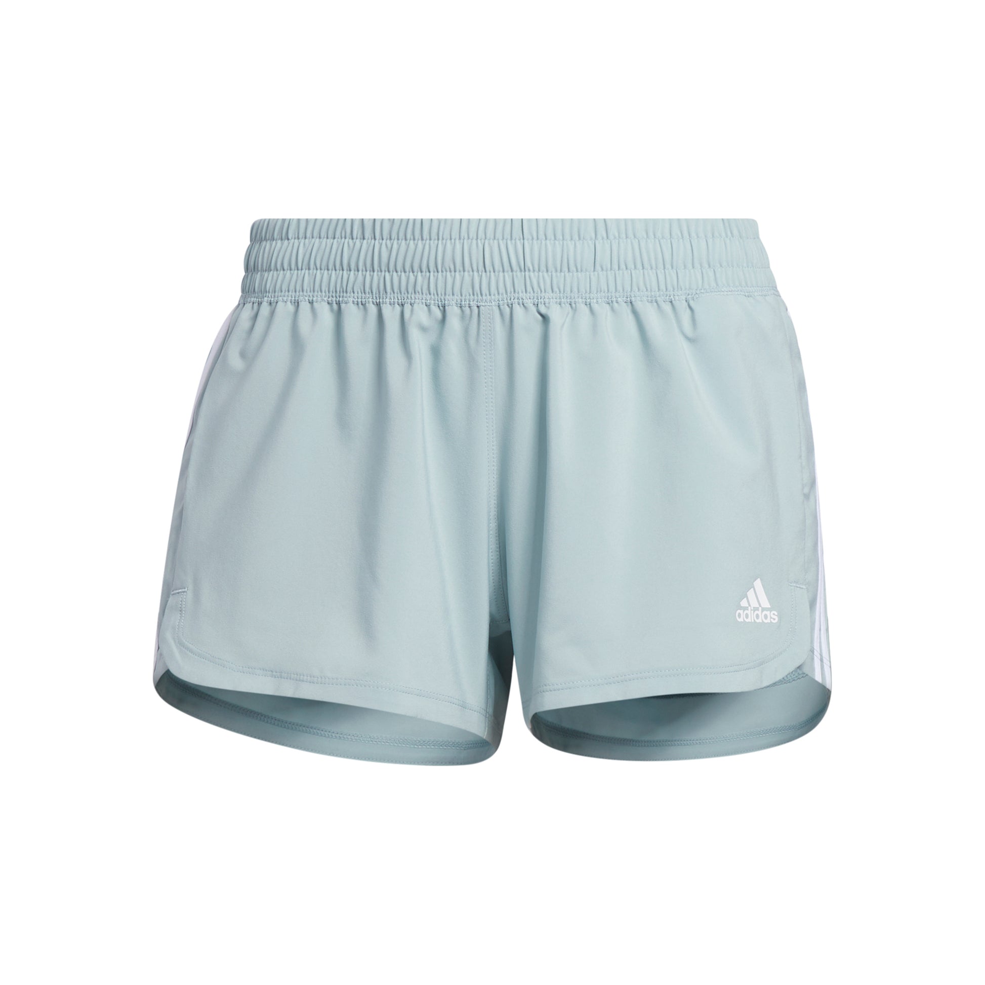 adidas Pacer 3-Streifen Woven Shorts Mujeres - gris,