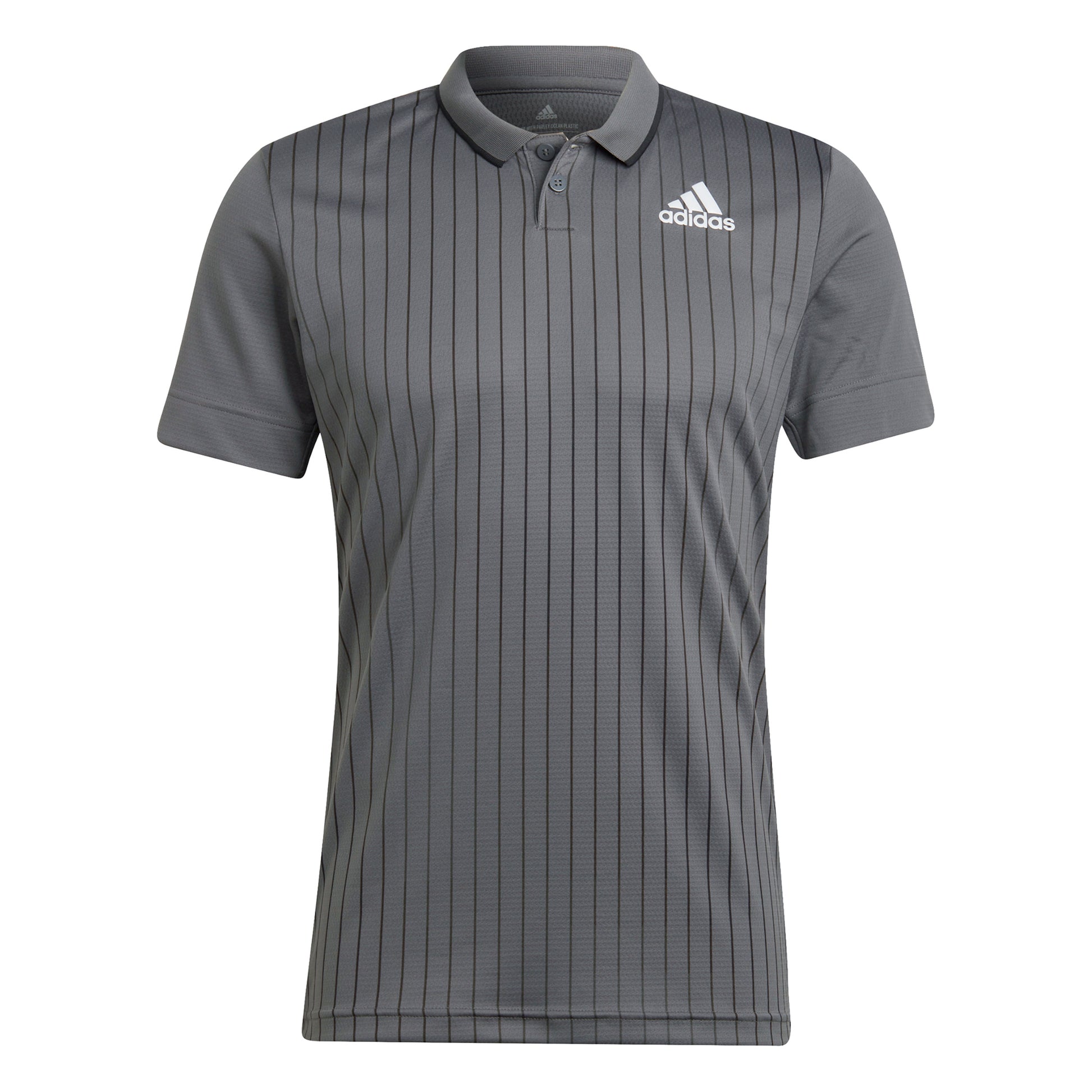 adidas Melbourne Polo Hombres - gris oscuro,