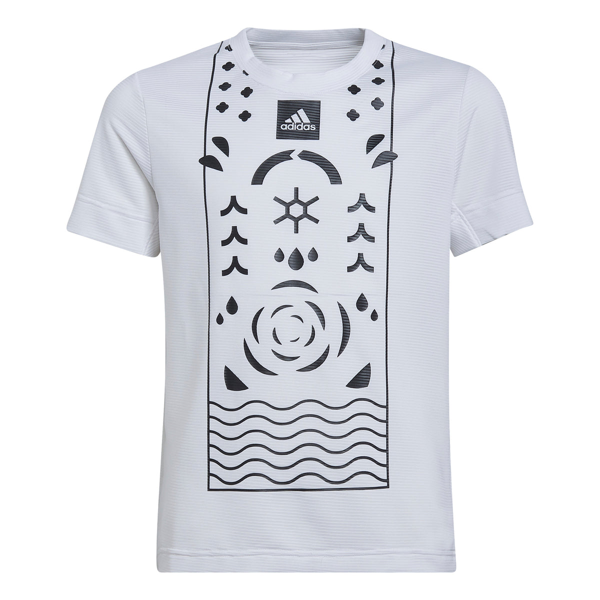 adidas Q2 Camiseta de manga corta Chicos - blanco, negro