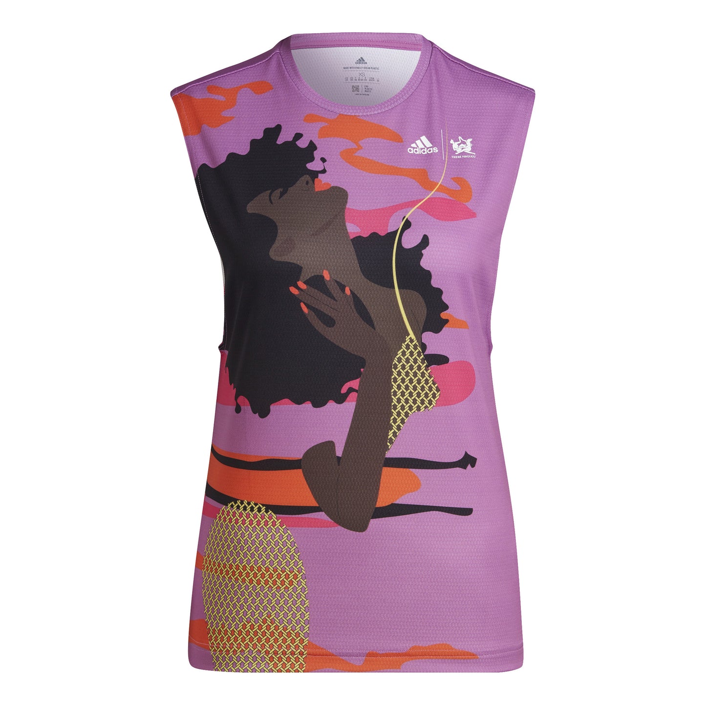 adidas New York Unitefit SVL Camiseta De Tirantes Hombres-Lila,Multicolor