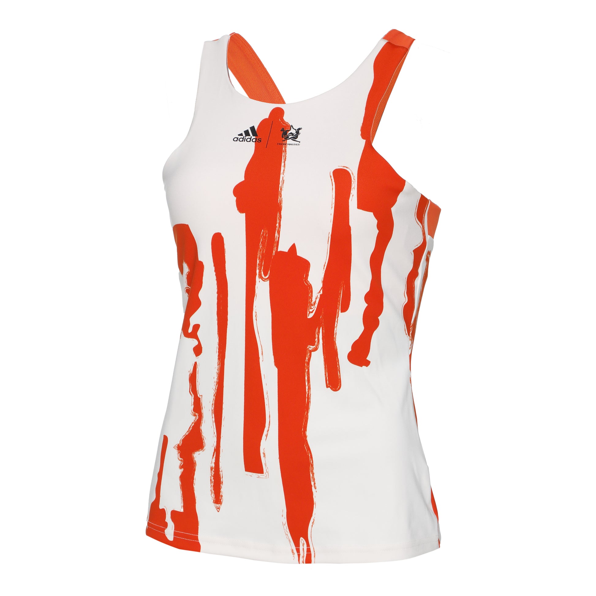 adidas New York Y Camiseta De Tirantes Mujeres-Beige,Naranja