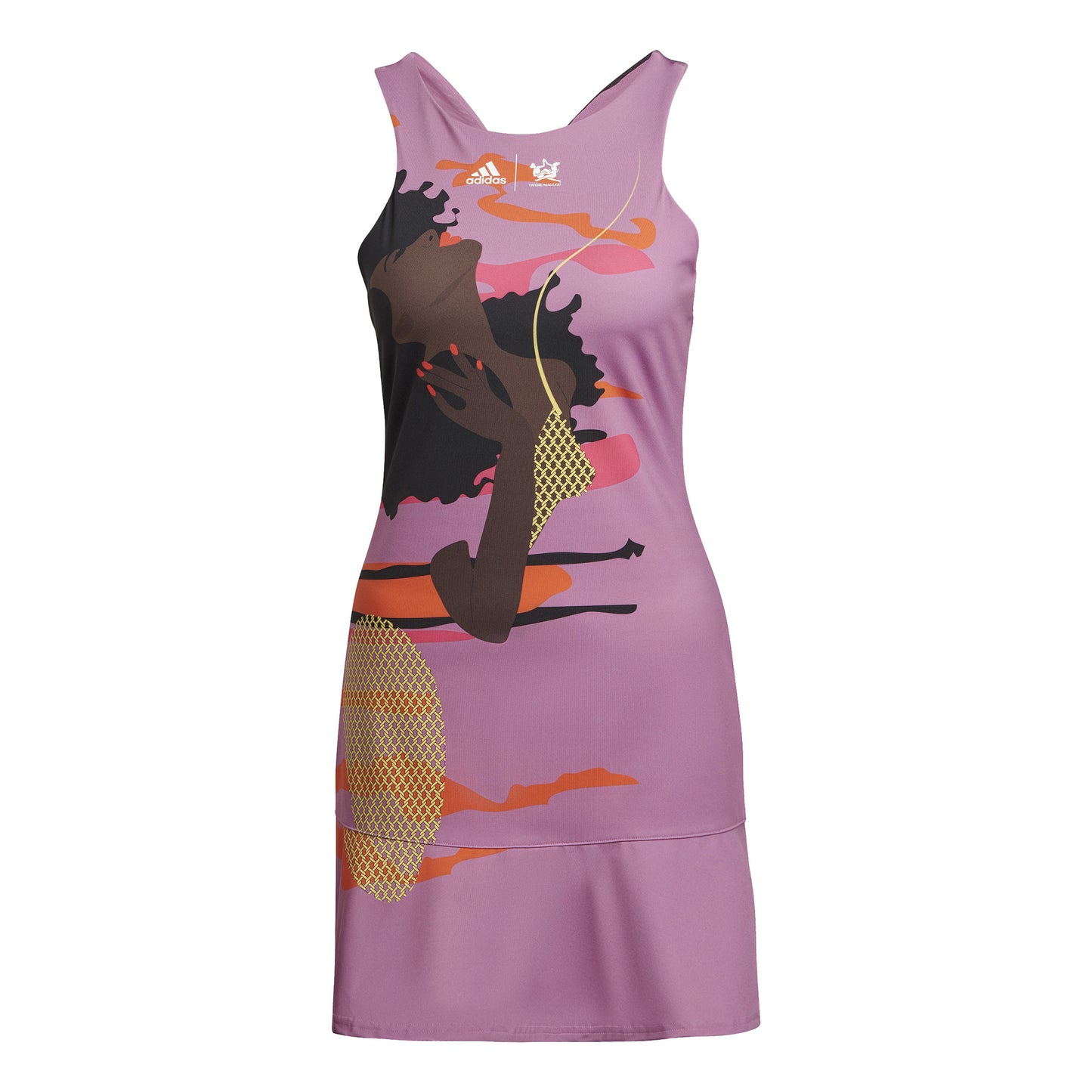 adidas New York Y Vestido Mujeres-Morado,Multicolor