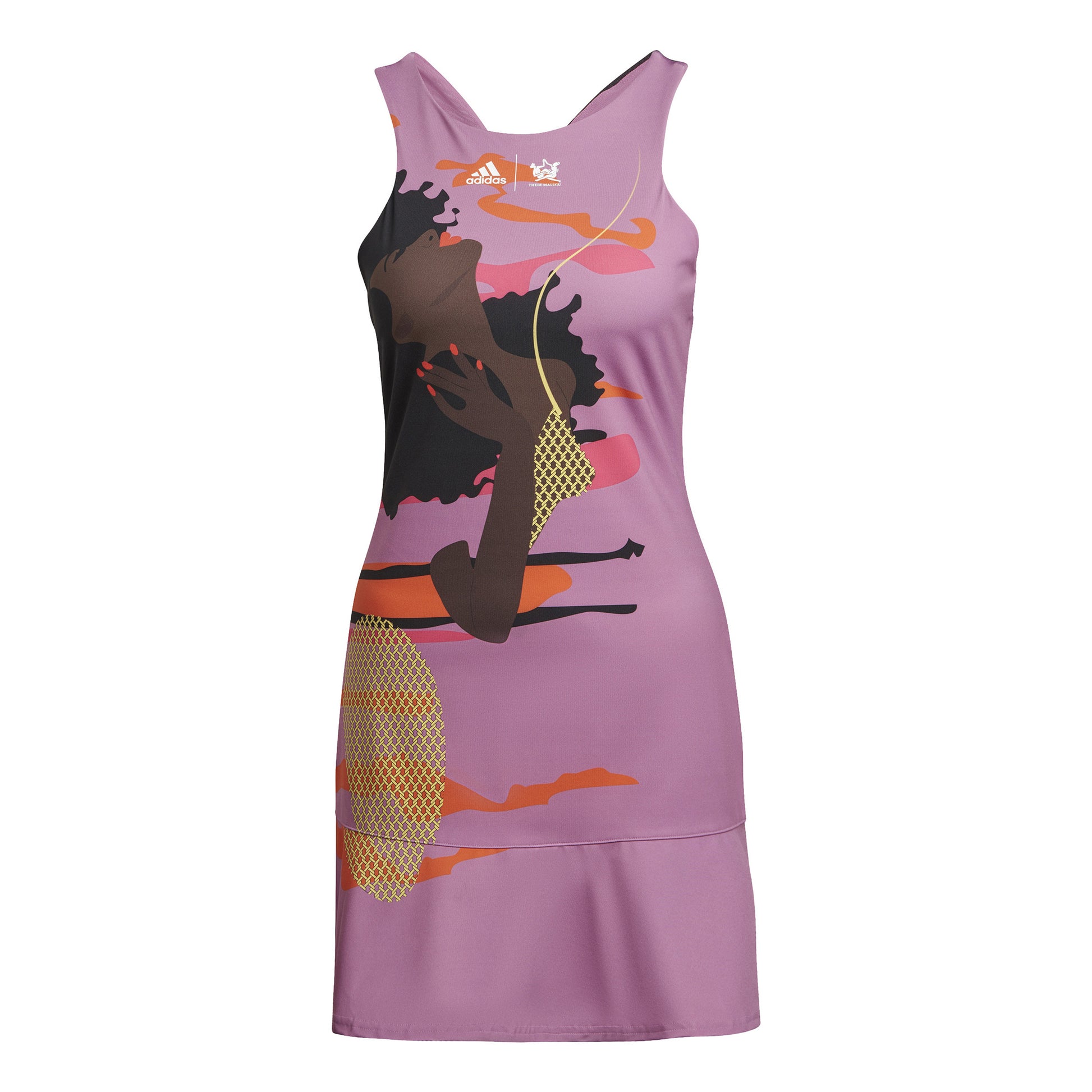 adidas New York Y Vestido Mujeres-Morado,Multicolor